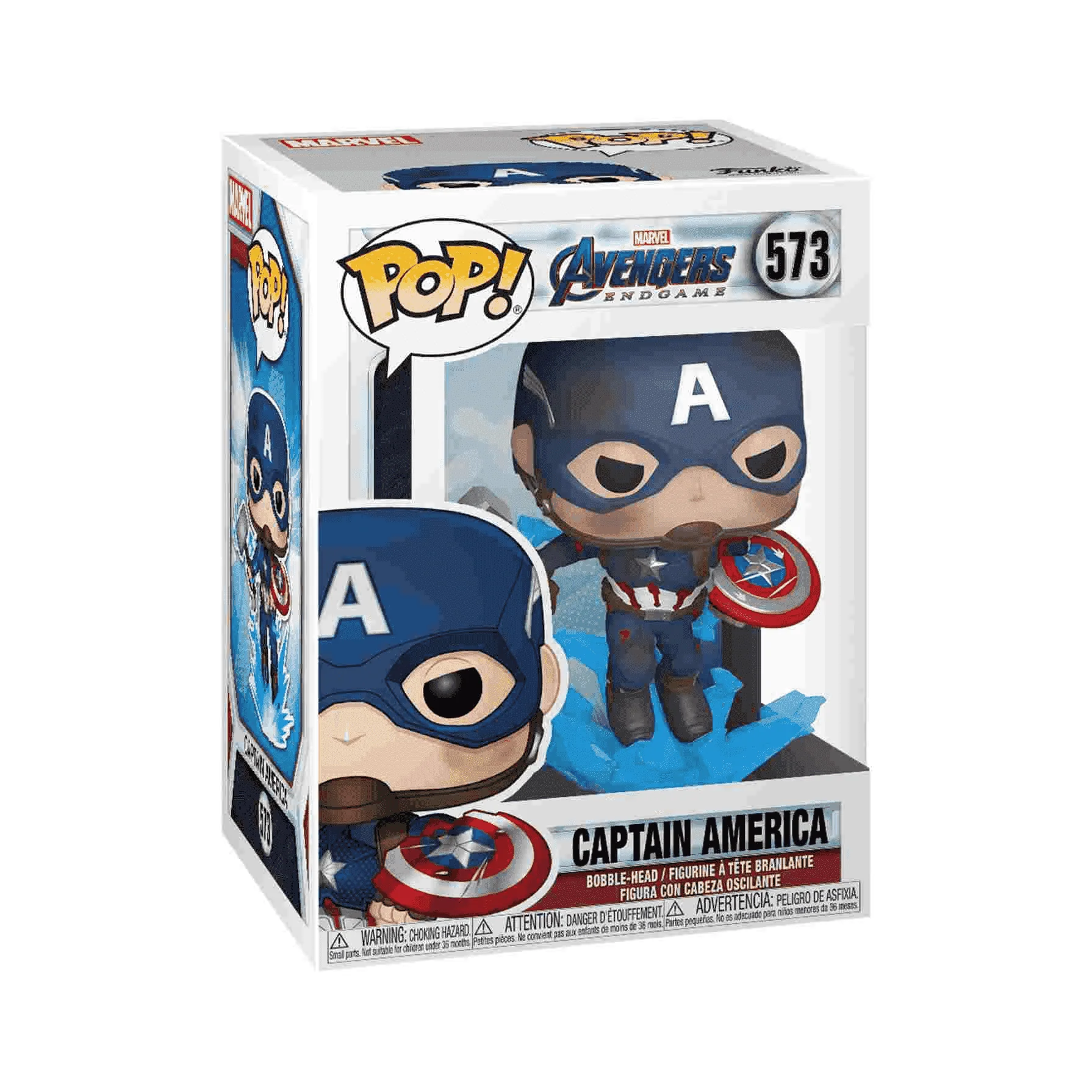 Funko Pop Marvel Endgame Capitan America Con Brokenshield - Image 2