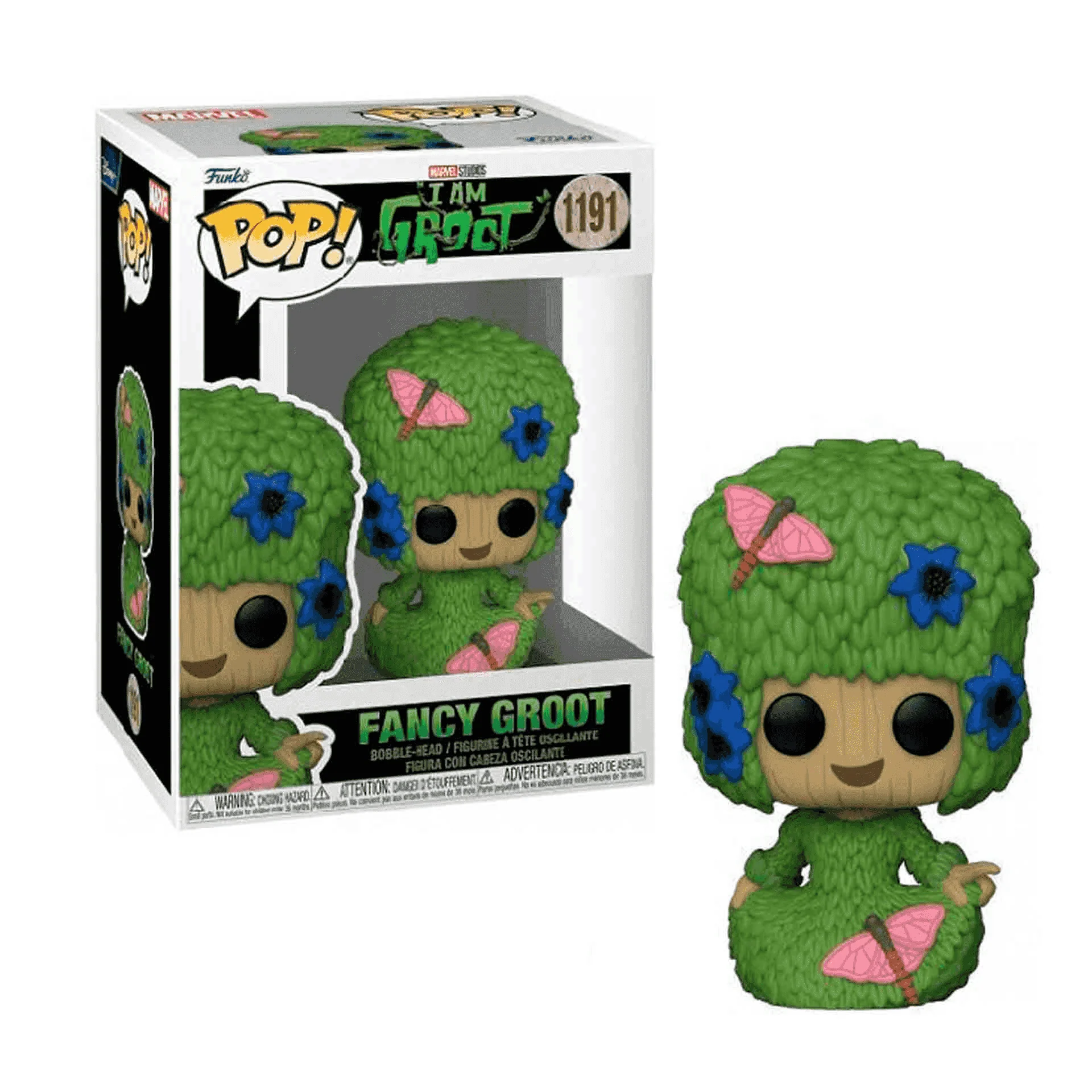 Funko Pop Marvel Iag- Groot Marie Hair