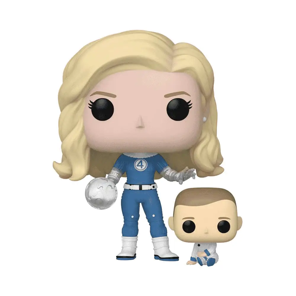 Funko Pop Marvel Los 4 Fantásticos Invisible Woman & Franklin - Image 2