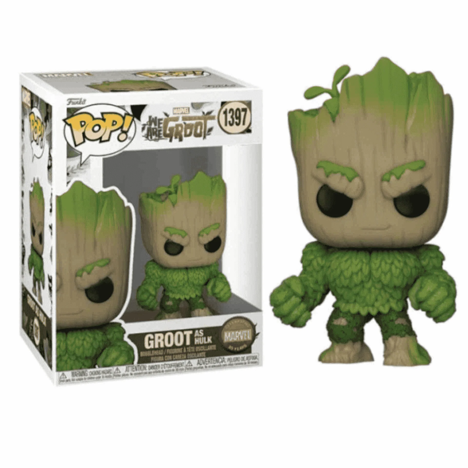 Funko Pop Marvel Wag Hulk - Figura coleccionable del Hulk en versión Wag