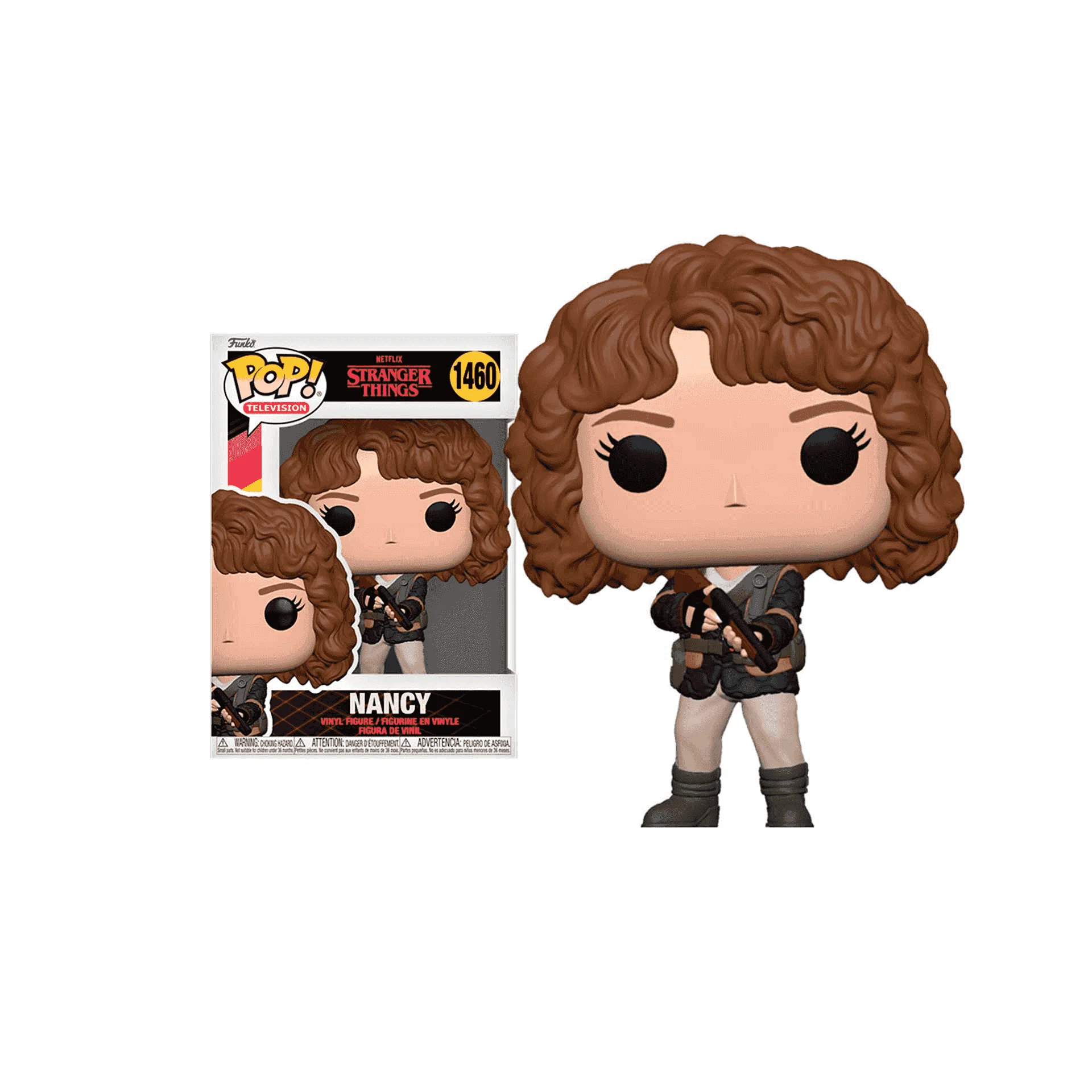 Funko Pop Nancy with shotgun 1460 Stranger Things S4