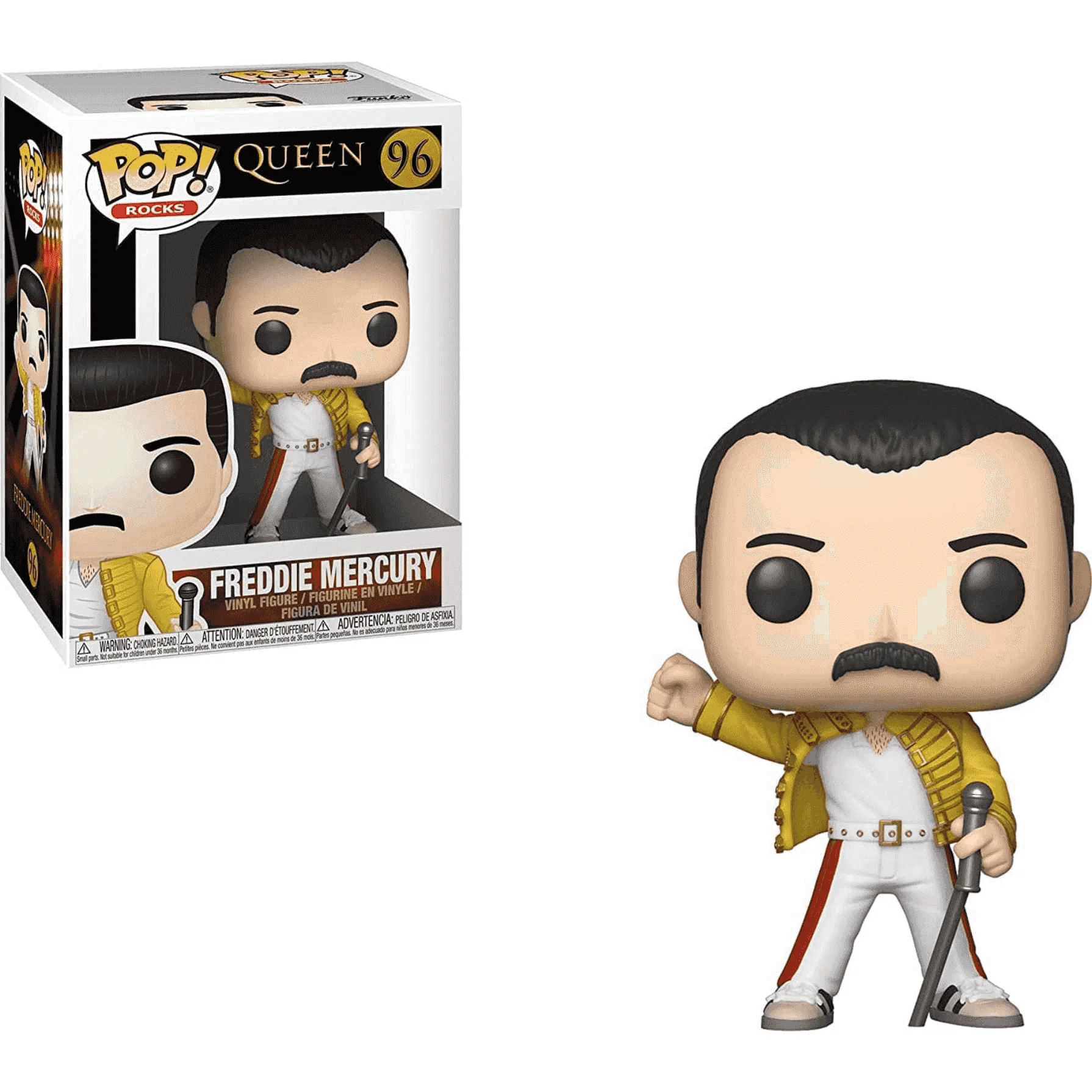 Funko Pop Queen Freddy Mercury Wembley 1986 - Figura coleccionable de vinilo ideal para fans de la m - Image 3