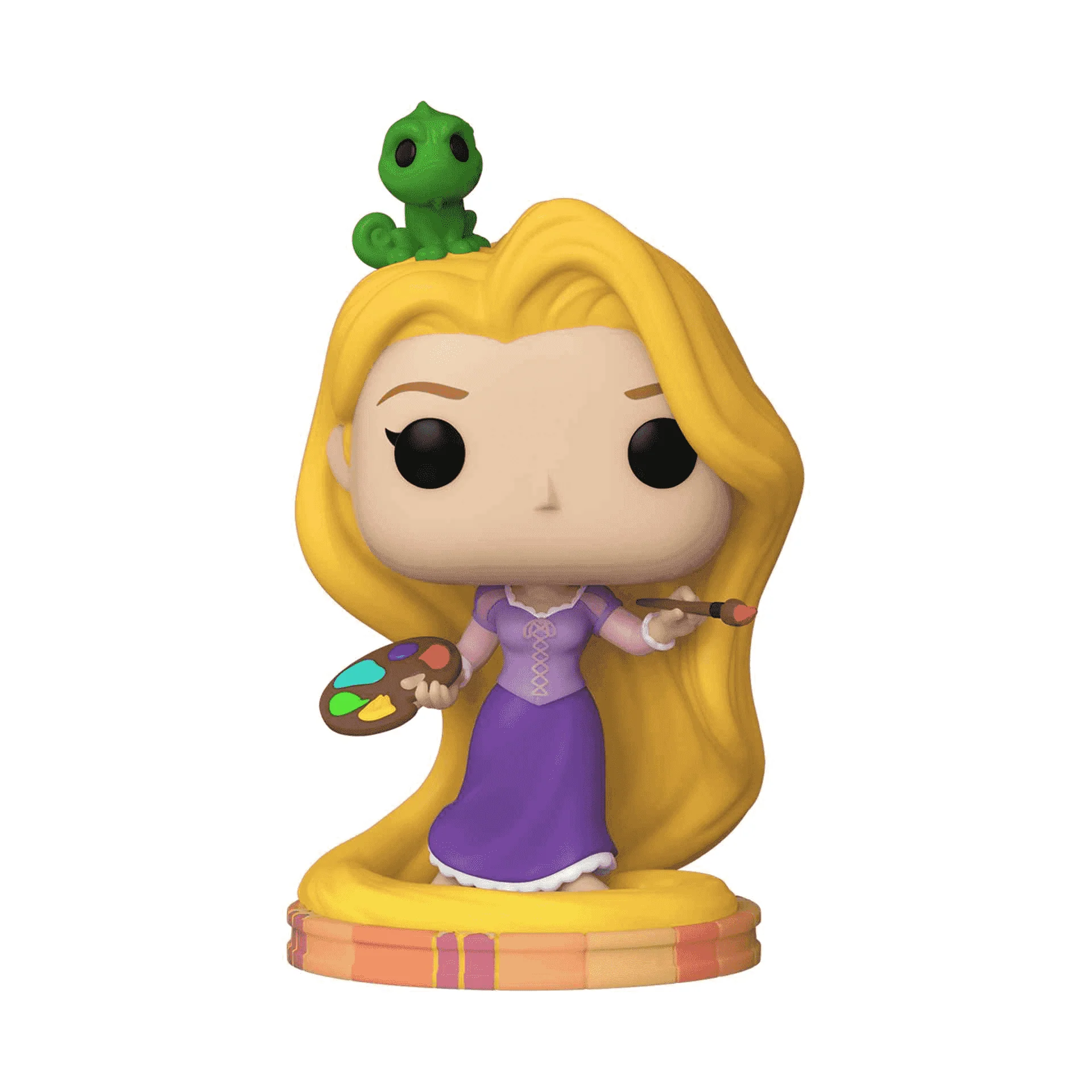 Funko Pop! Rapunzel Con Sus Pinturas Y Pascal