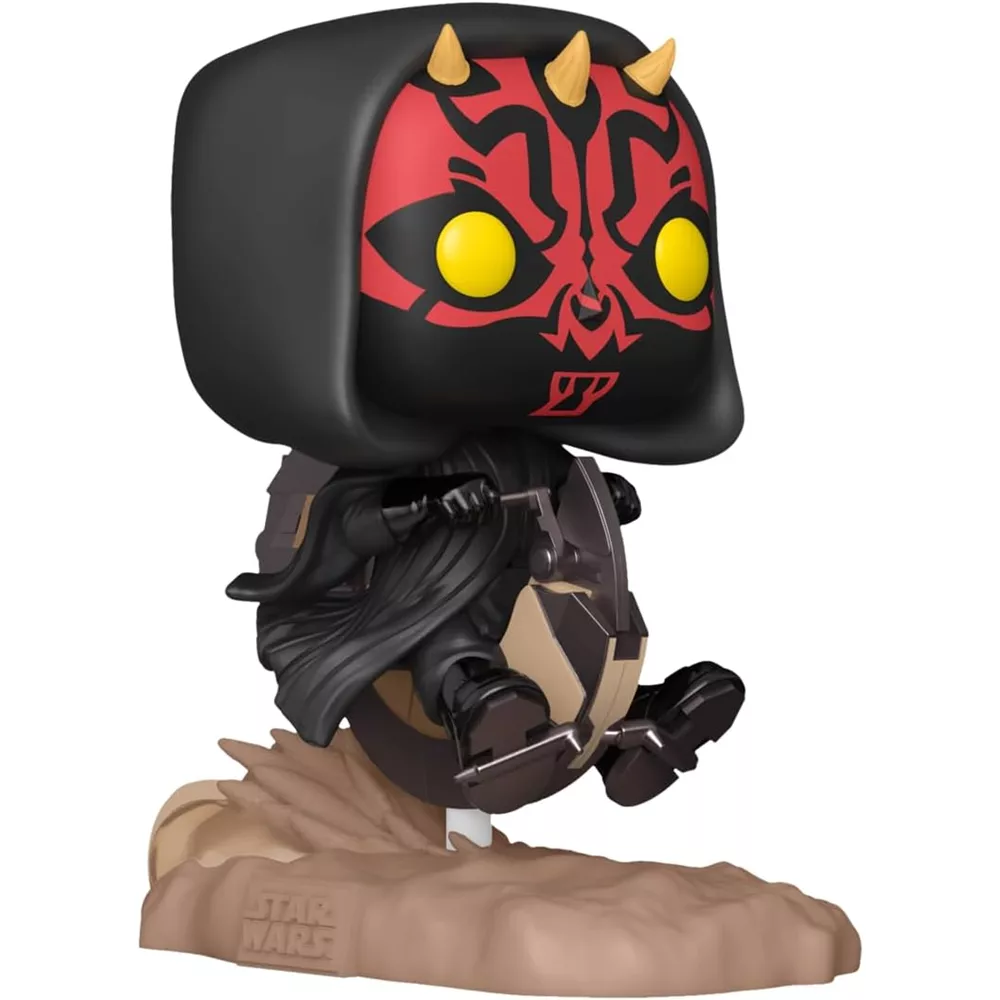 Funko Pop! Rides Deluxe: Star Wars Episode 1 The Phantom Menace Anniversary - Darth Maul On Bloodfin