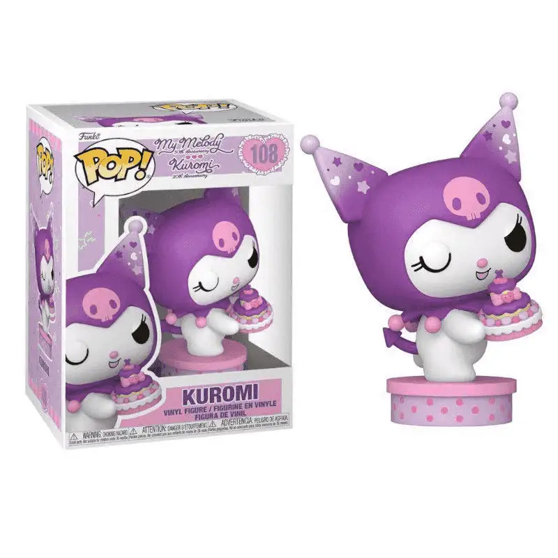 Funko Pop! Sanrio 108 – Kuromi con Tarta (20 º Aniversario)