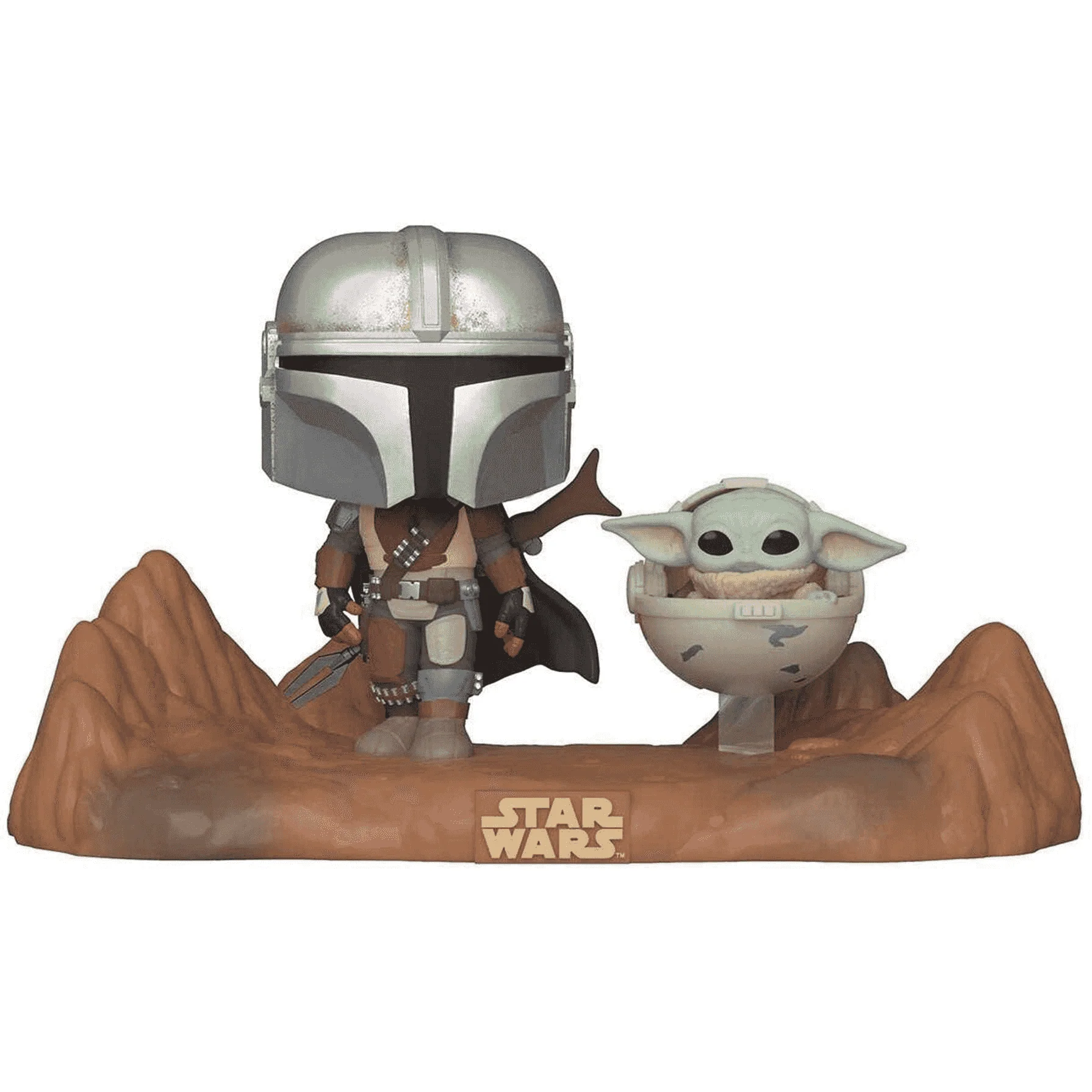 Funko Pop Star Wars Figura The Mandalorian y El Niño