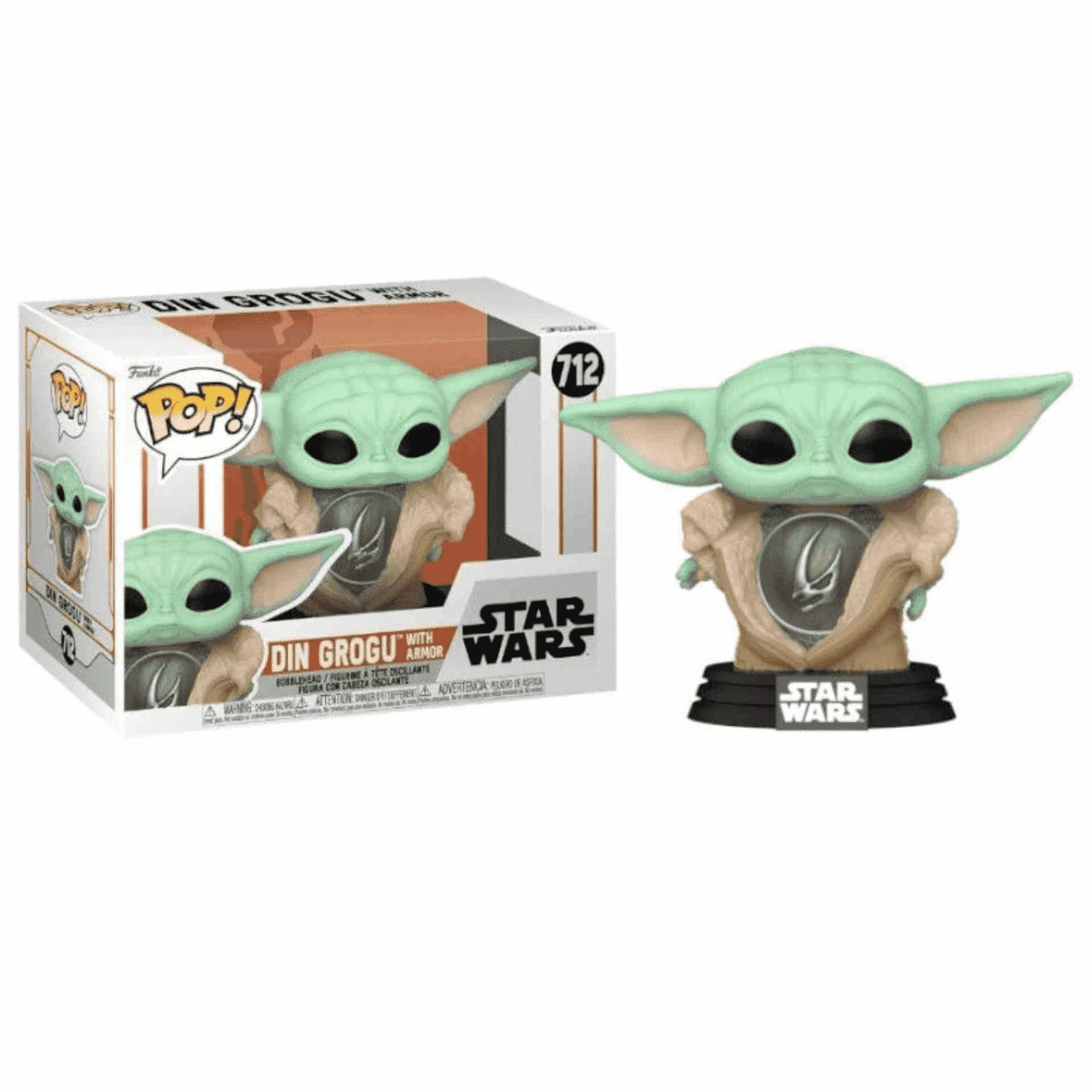 Funko Pop Star Wars: Grogu Armor - Figura coleccionable de vinilo