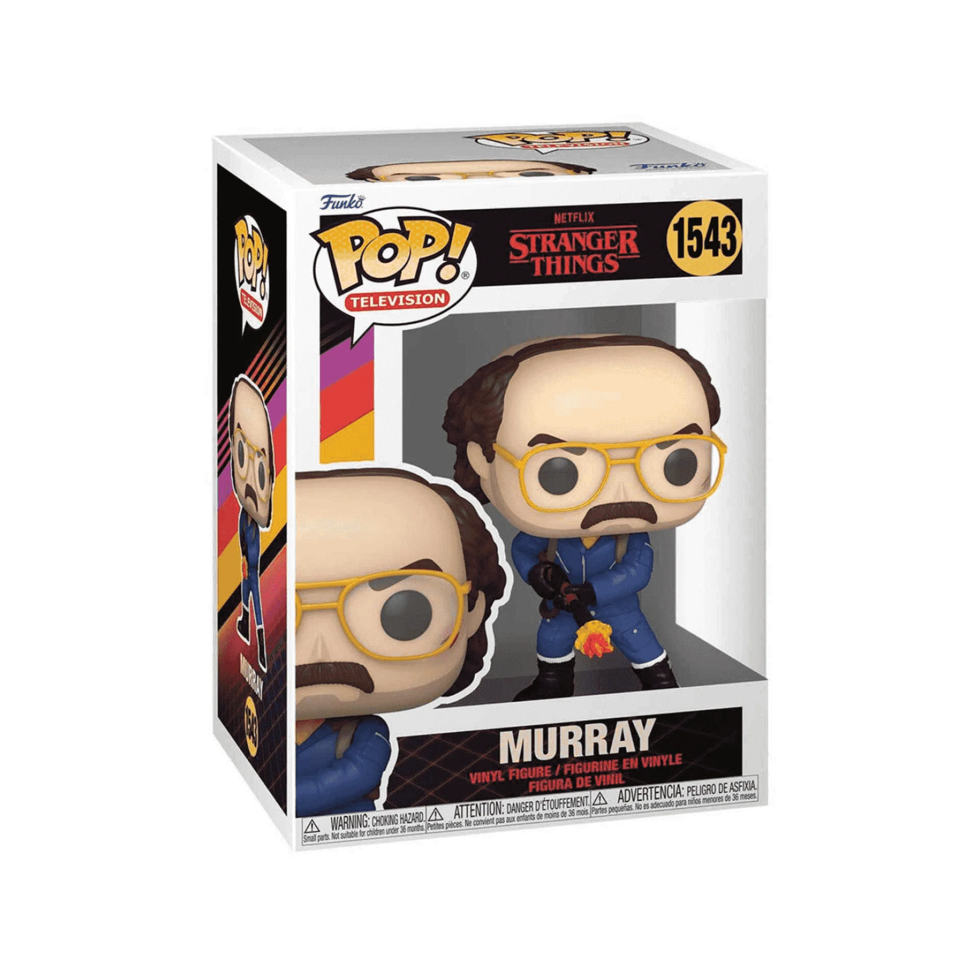 Funko Pop! Stranger Things - Murray Bauman con lanzallamas - Image 3