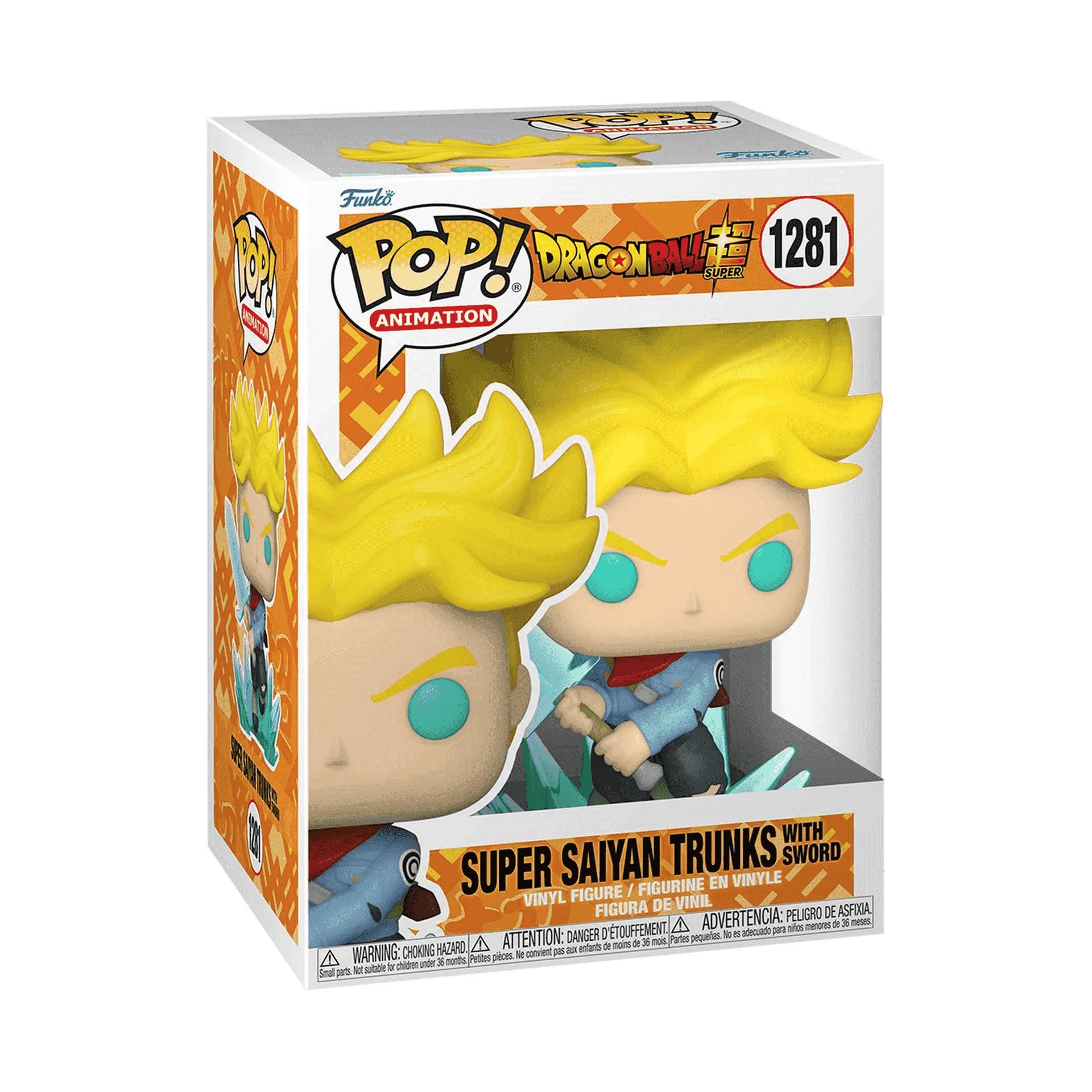 Funko Pop! Super Saiya Trunks Con Espada - Image 2