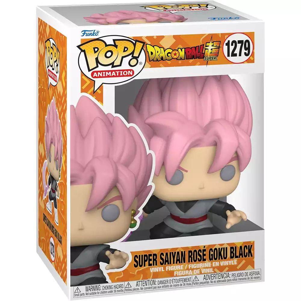 Funko Pop Super Saiyan Rose Goku Black Con Hacha Translúcida - Image 2