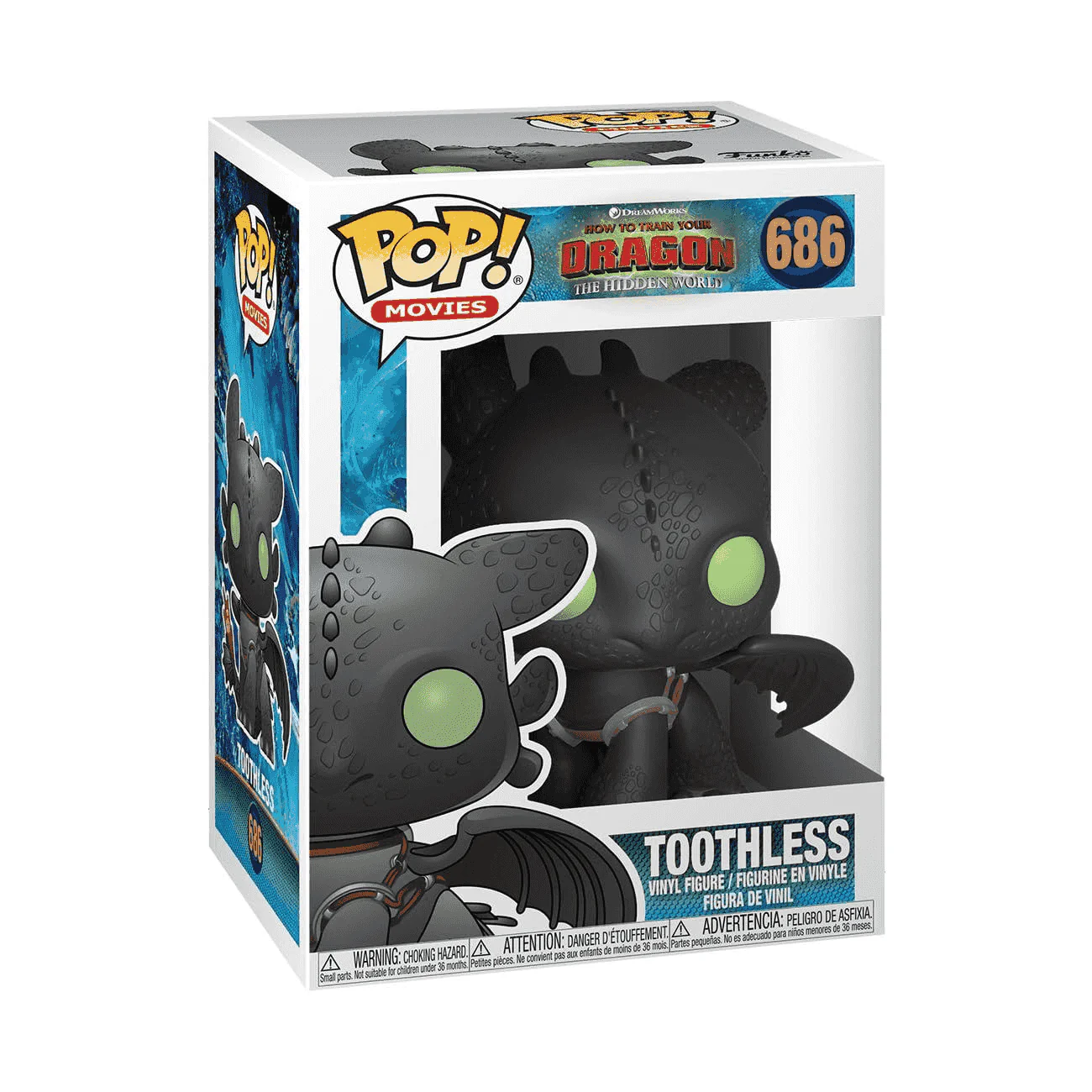 Funko Pop Toothless – Cómo Entrenar a tu Dragón 3