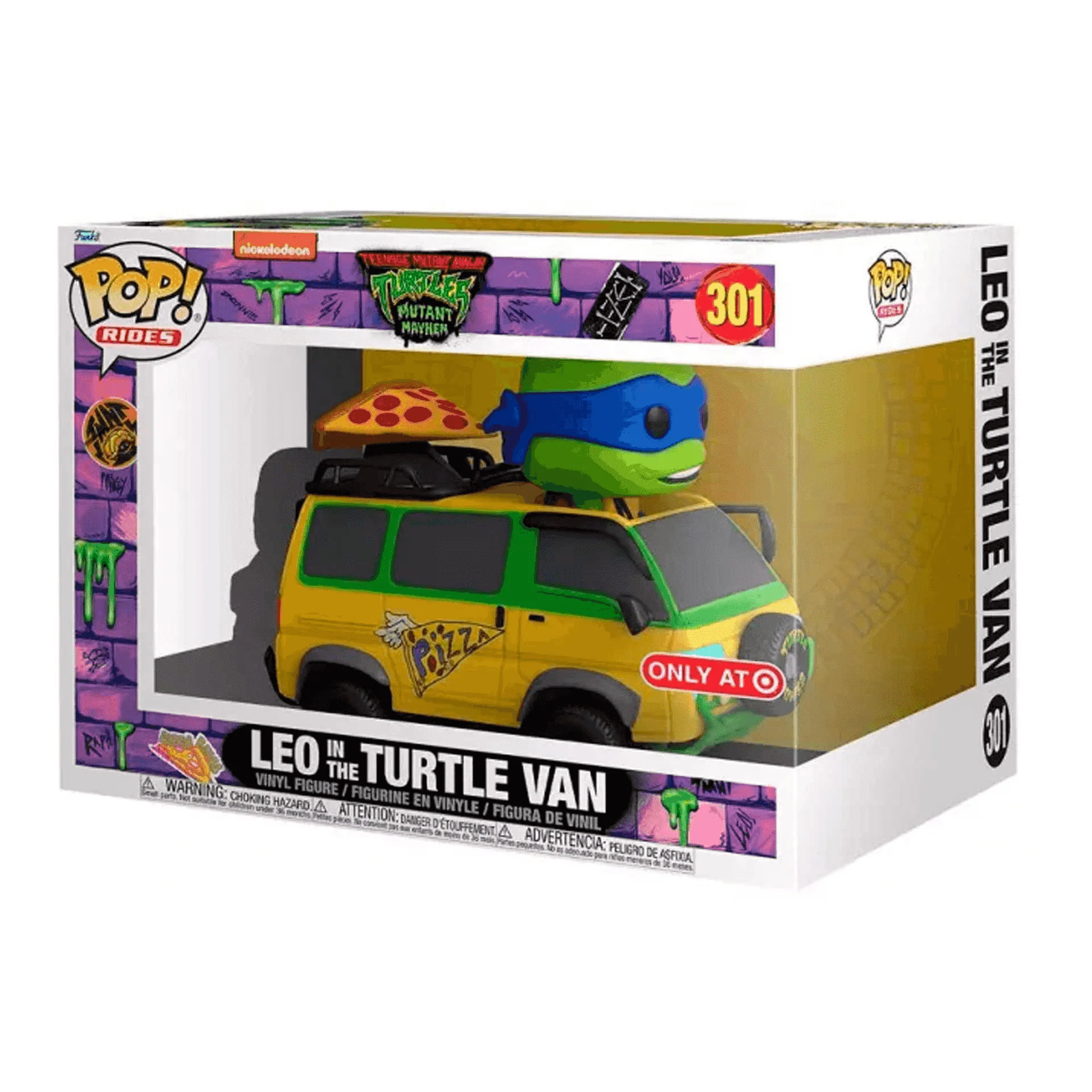 Funko Pop Tortugas Ninja Leonardo en Furgoneta Van