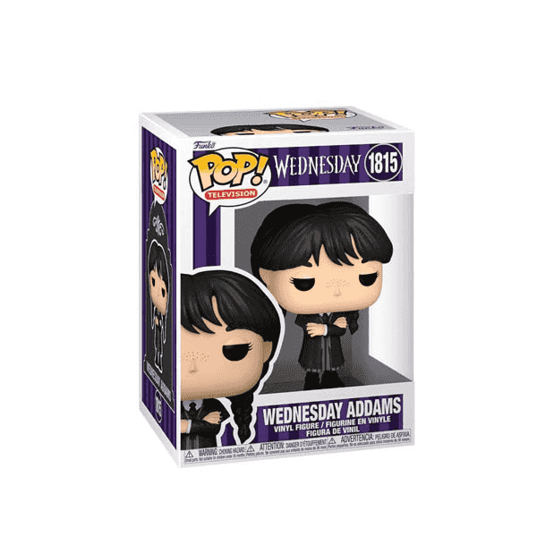 Funko Pop! TV Wednesday Addams #1815 (Black Coat / Miércoles Addams)