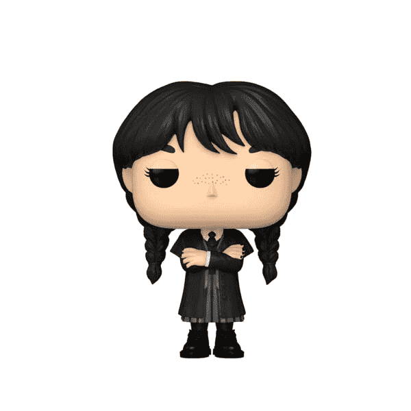 Funko Pop! TV Wednesday Addams #1815 (Black Coat / Miércoles Addams) - Image 2