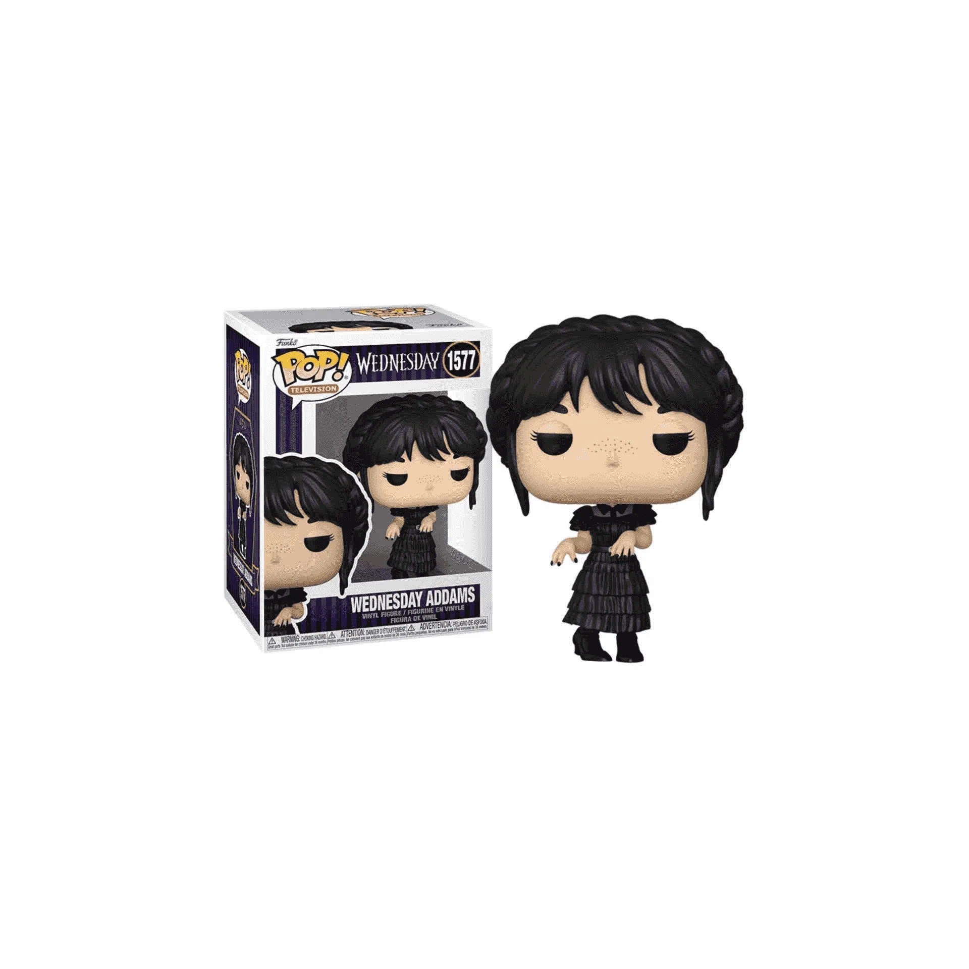 Funko Pop TV Wednesday Rave´N W: Figura coleccionable de Wednesday Addams.