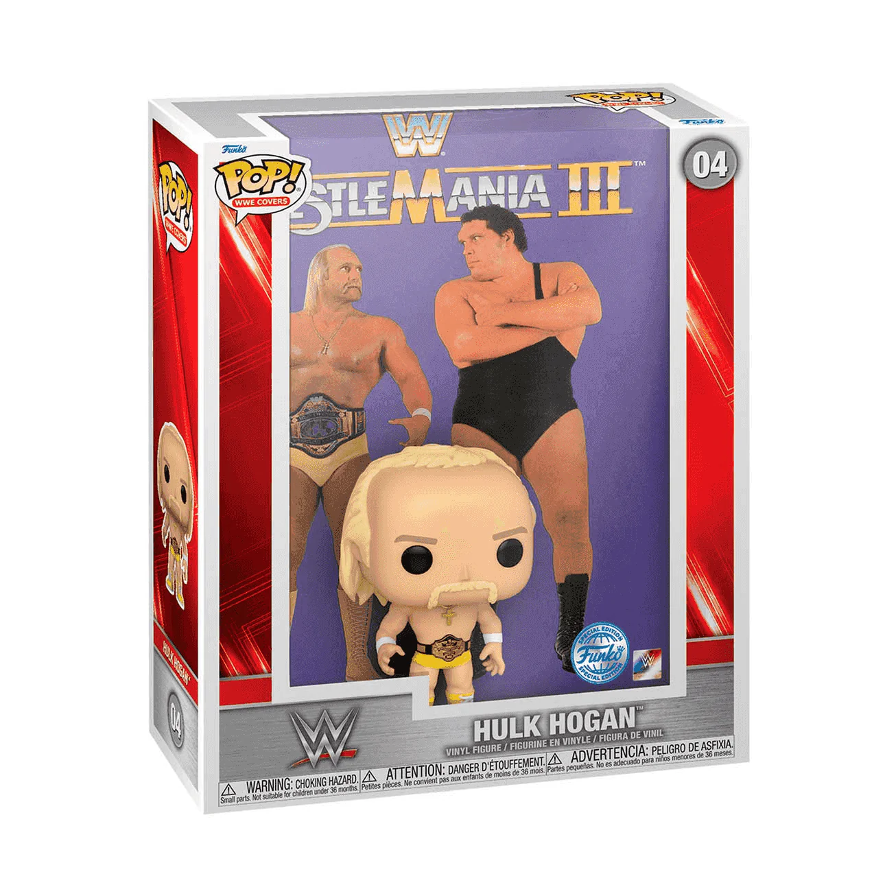 Funko POP WWE Cover: Hulk vs Andre- Hulk