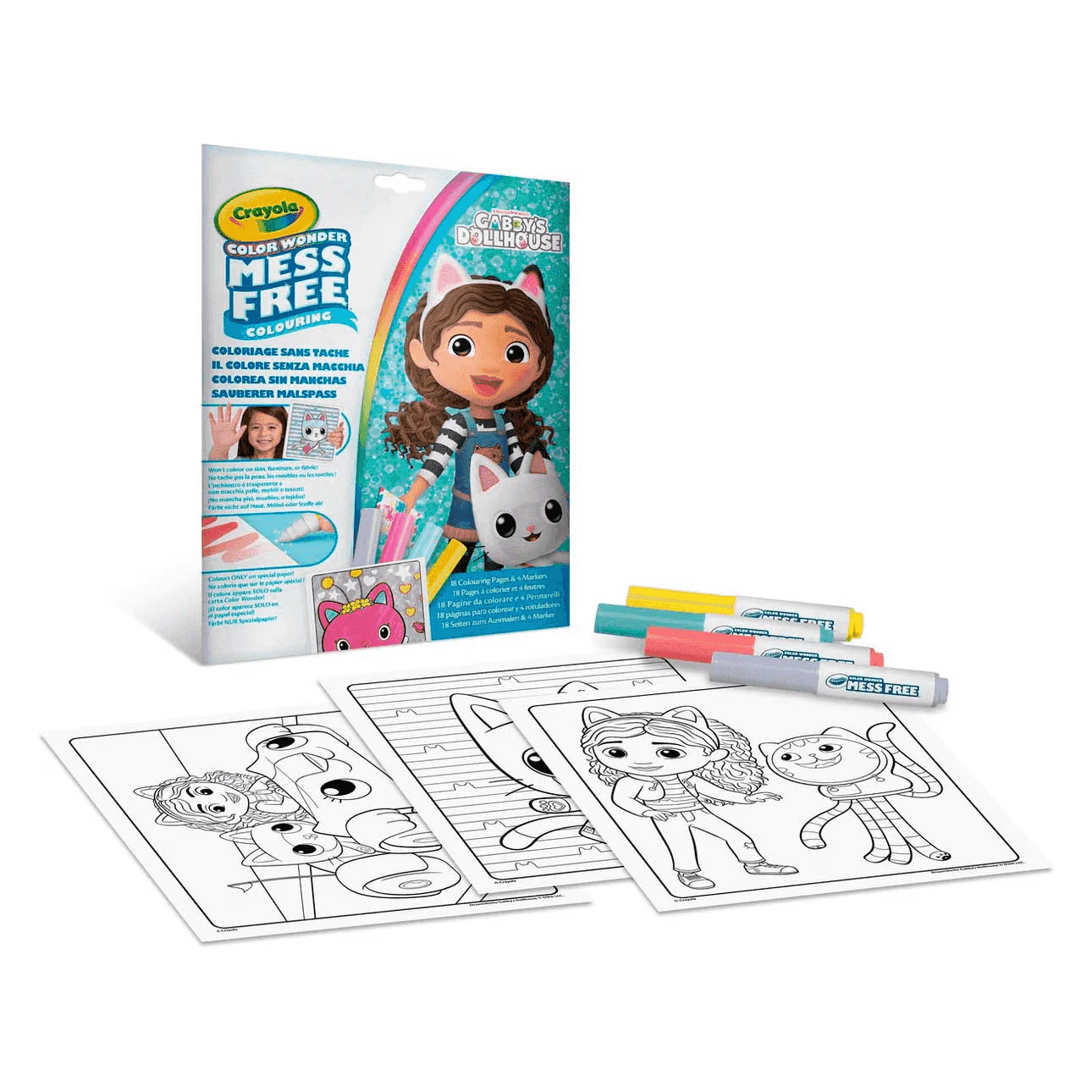 Gabby´S Crayola Color Wonder libro para colorear sin manchas - Image 4