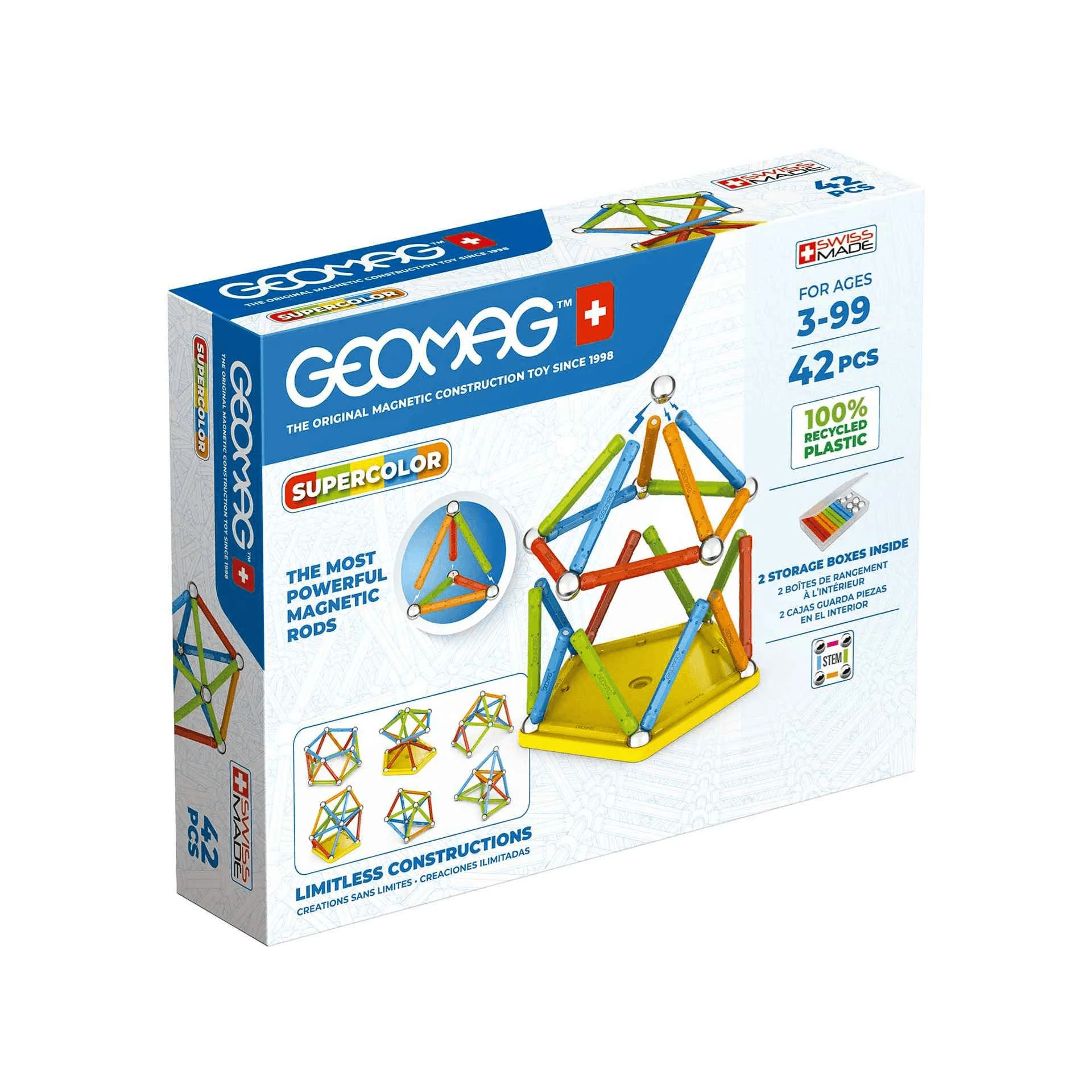 Geomag Green Supercolor 42 Piezas