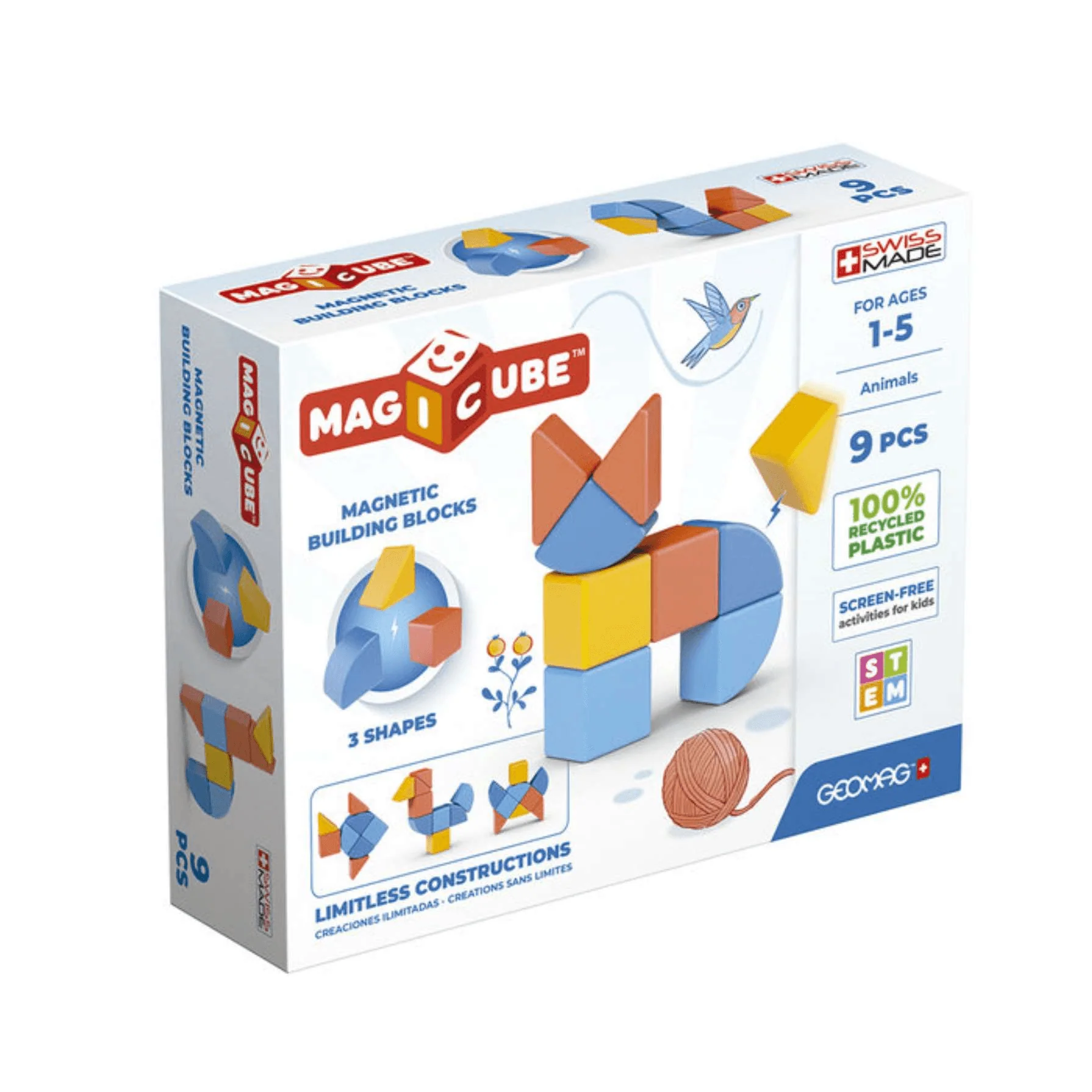 Geomag Magicube Green Animals
