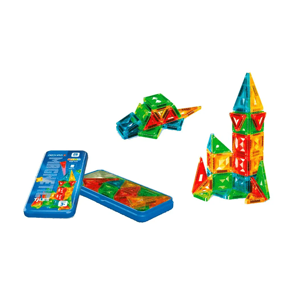 Geomag Magnetic Mini Tiles Travel 26 Piezas – Juego de Construcción Magnética - Image 2