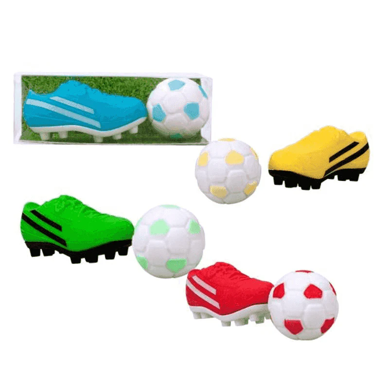 Gomas de borrar Soccer Set