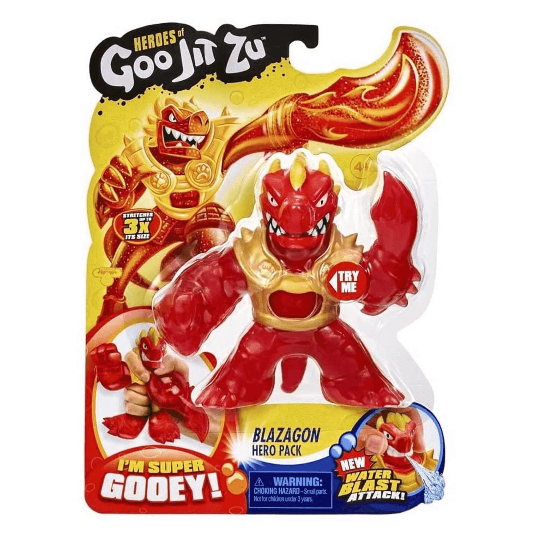 Goo Jit Zu Figura con Agua Blazagon - Image 3