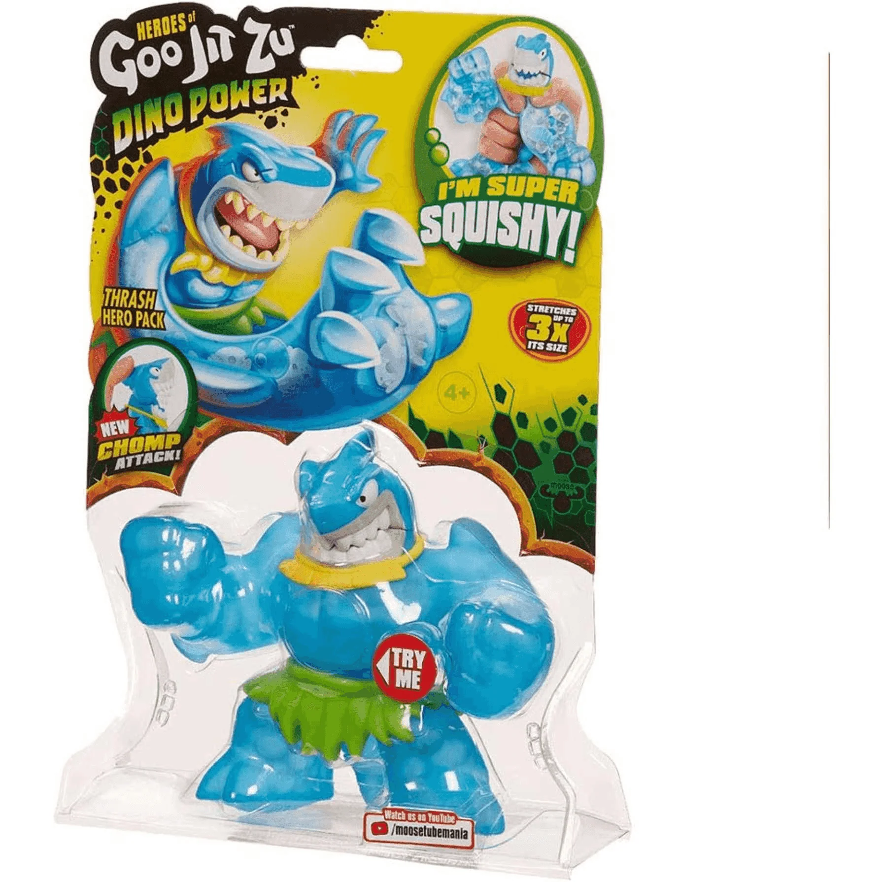 Goo Jit Zu Héroes Figura Dino Power Thrash Megalodon - Image 4