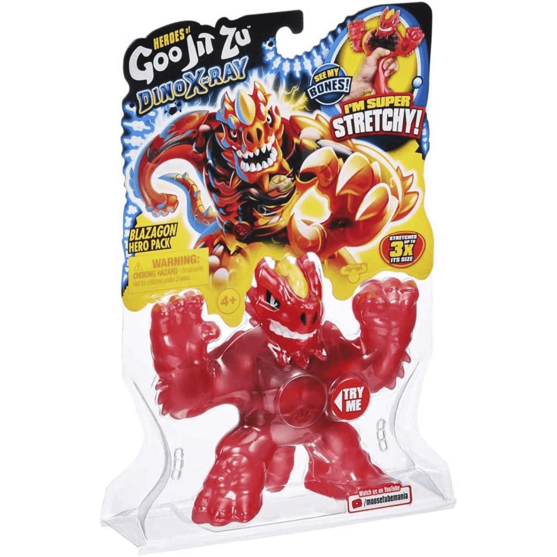 Goo Jit Zu Héroes Figura Dino X Ray Blazagon - Image 3