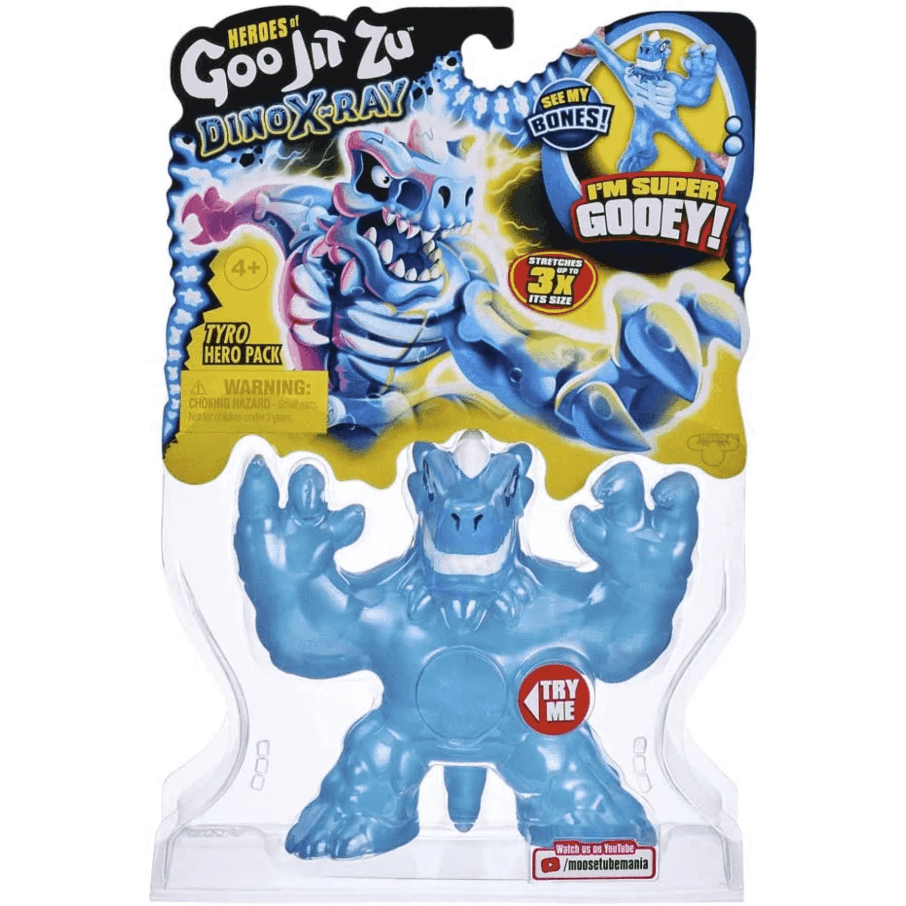 Goo Jit Zu Héroes Figura Dino X Ray Tyro - Image 3