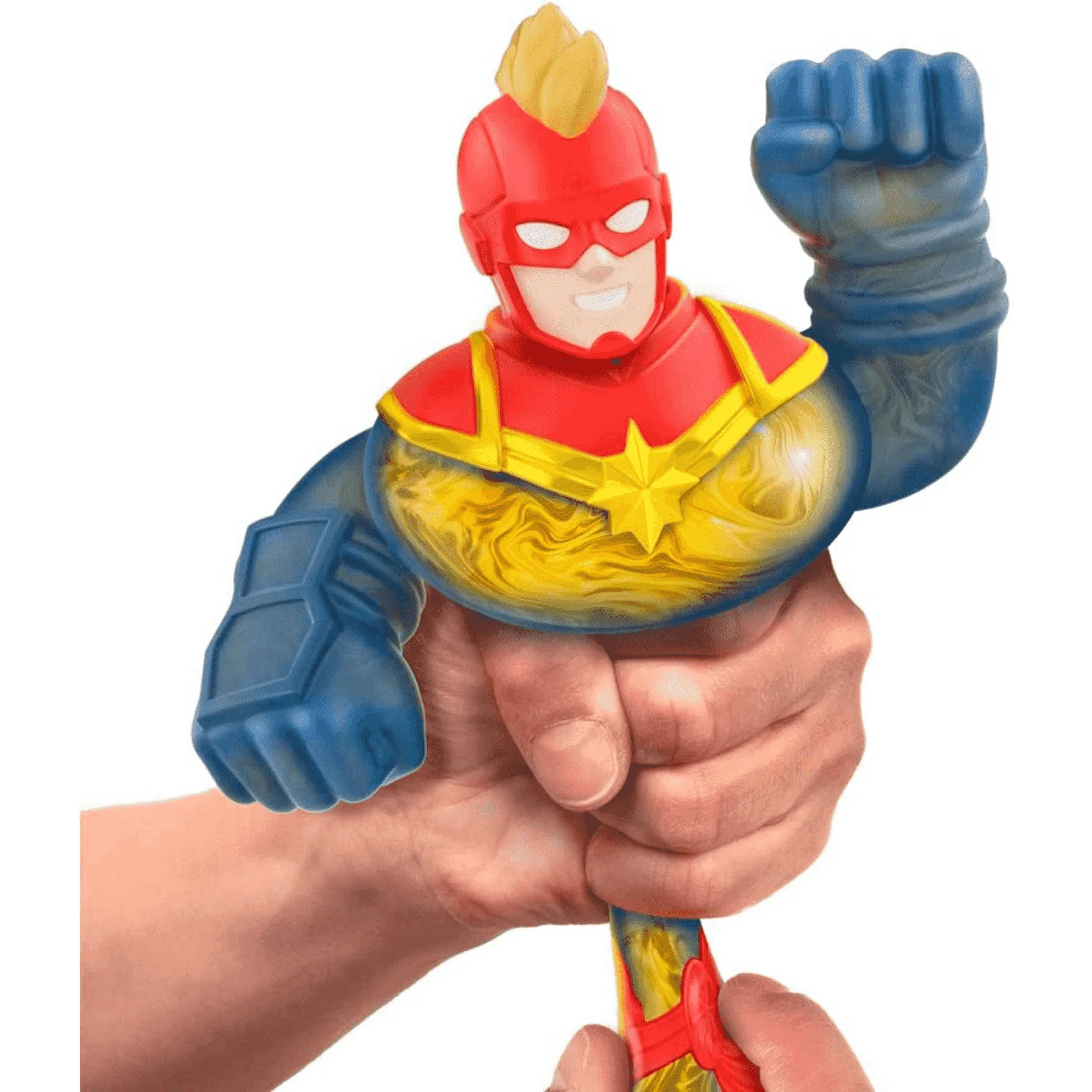 Goo Jit Zu Héroes Figura Marvel Capitán América Chica - Image 2