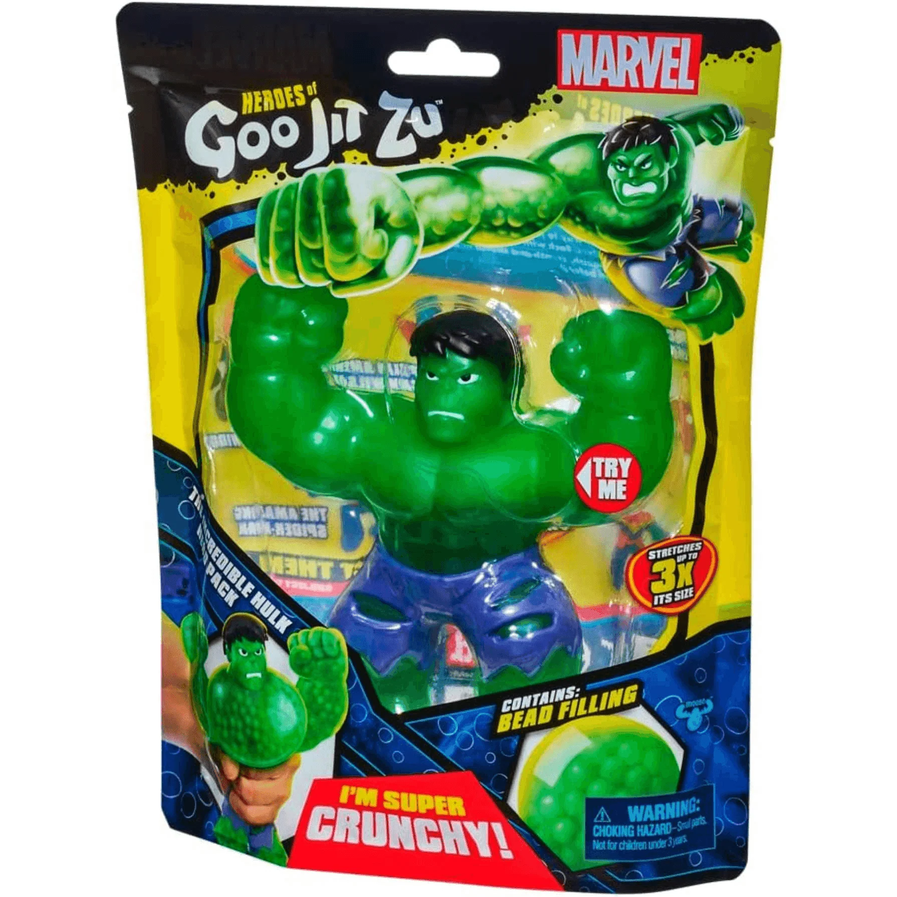 Goo Jit Zu Héroes Figura Marvel Increible Hulk - Image 2