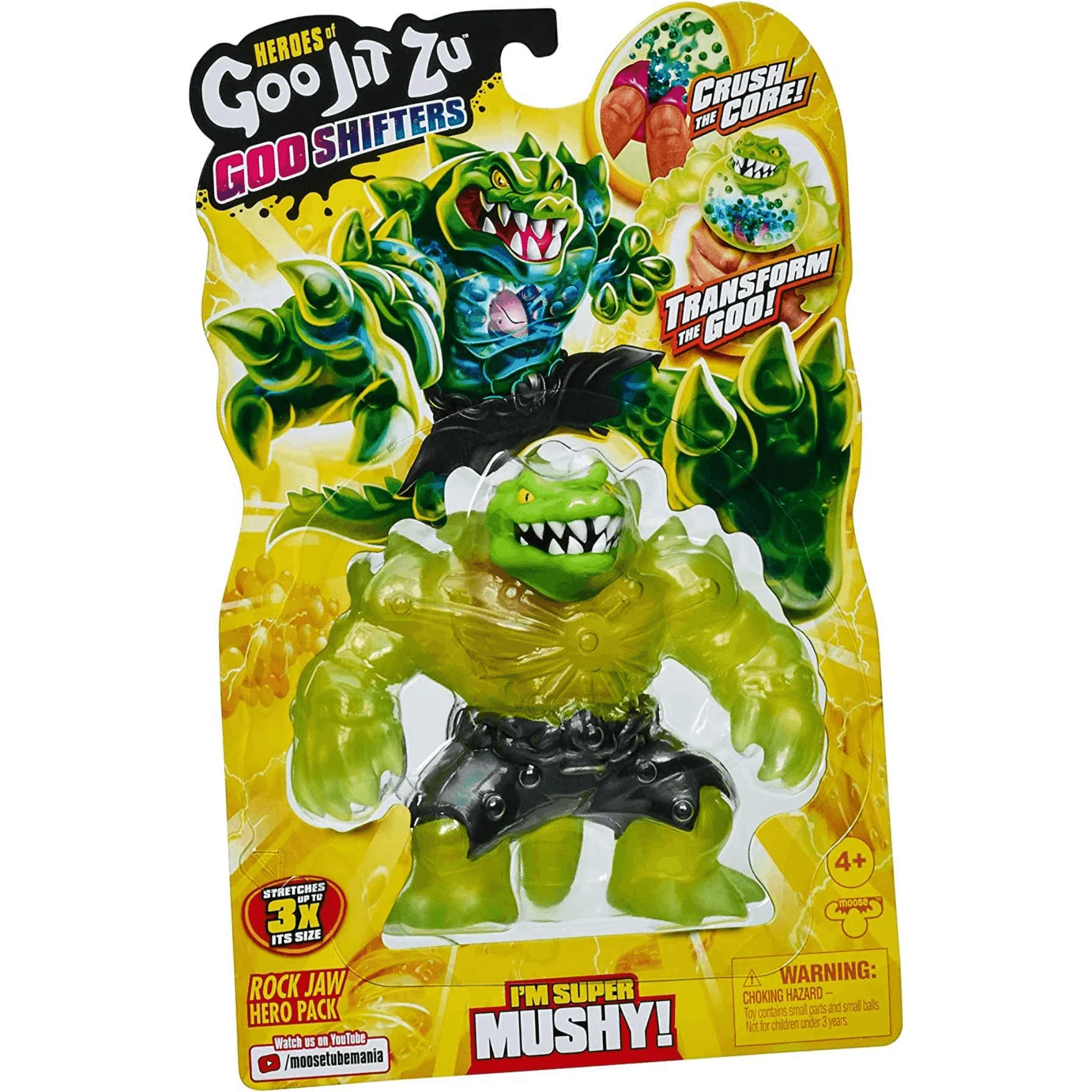 Goo Jit Zu Héroes Figura Ultra GOO Rock Jaw - Image 3