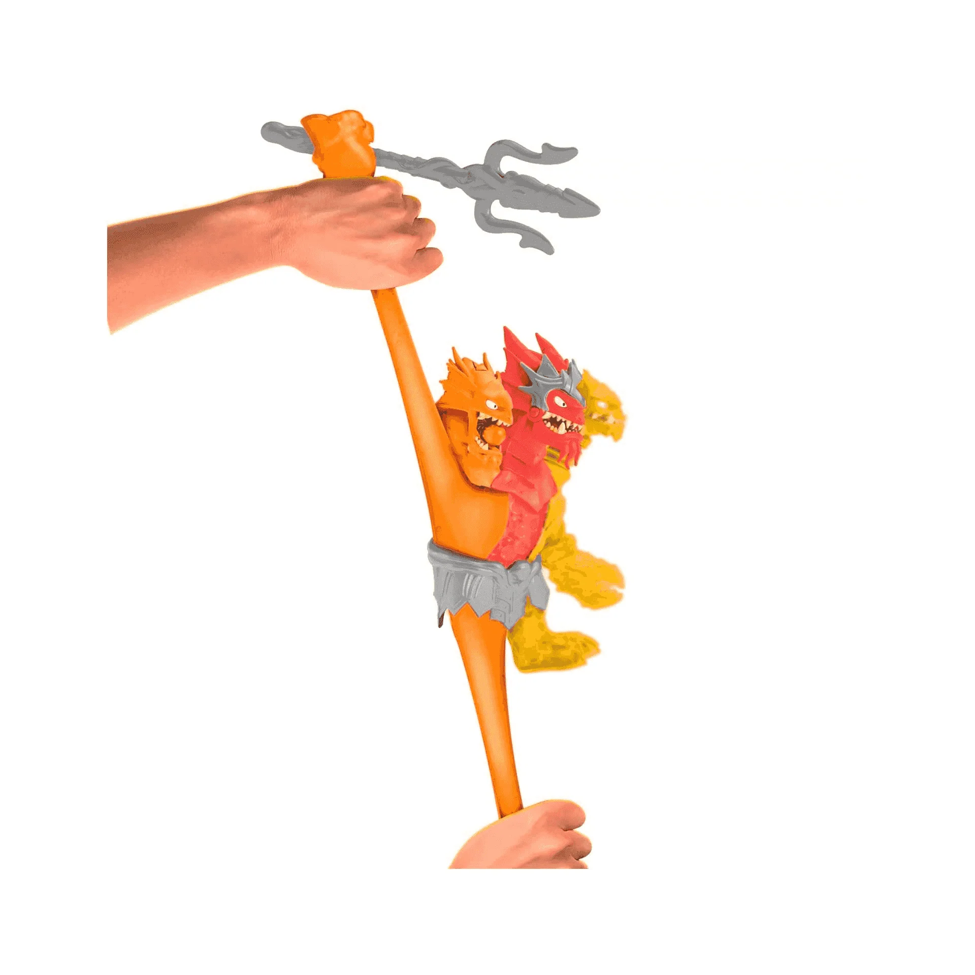 Goo Jit Zu King Hydra Lava Fury - Héroe Estirable - Image 4