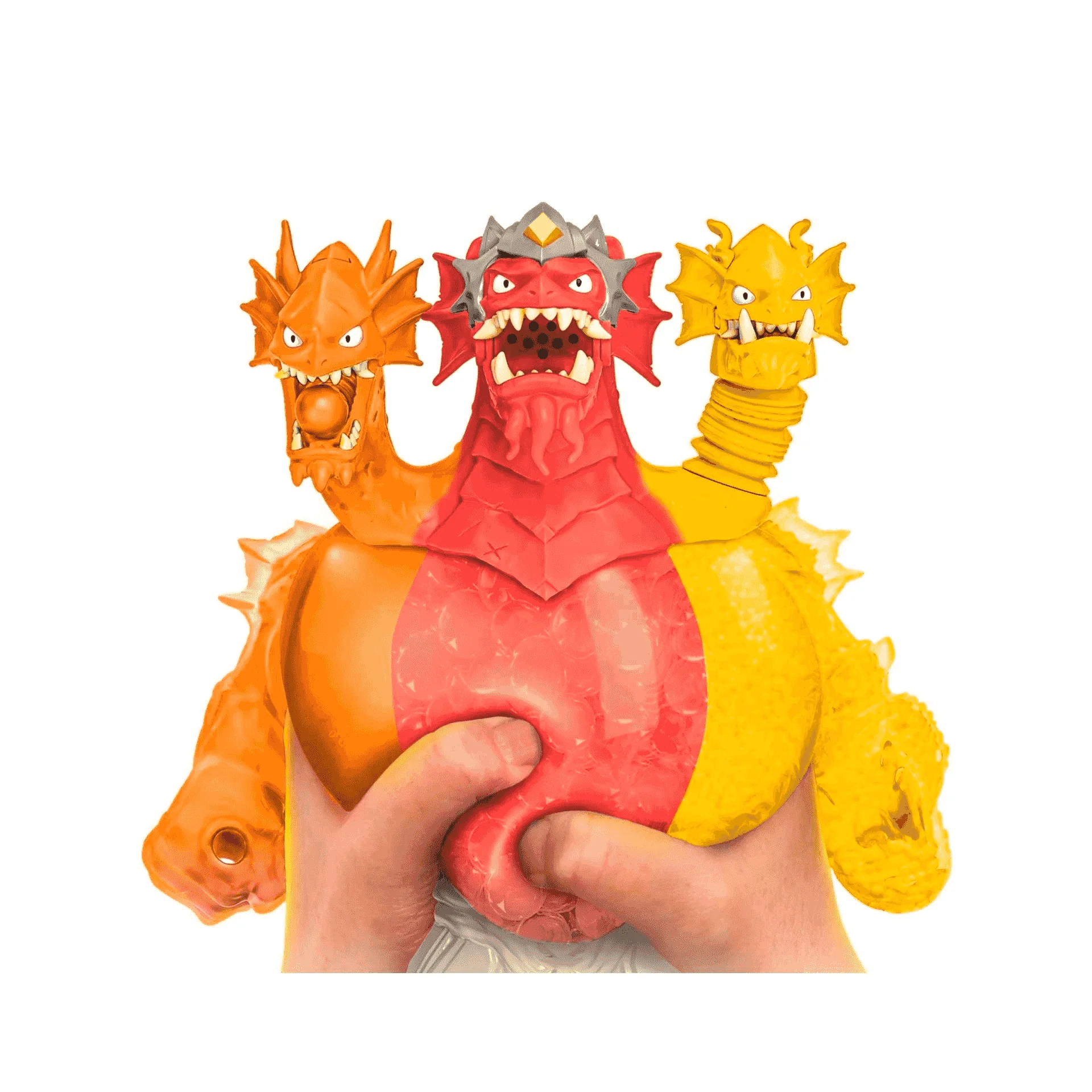 Goo Jit Zu King Hydra Lava Fury - Héroe Estirable - Image 5