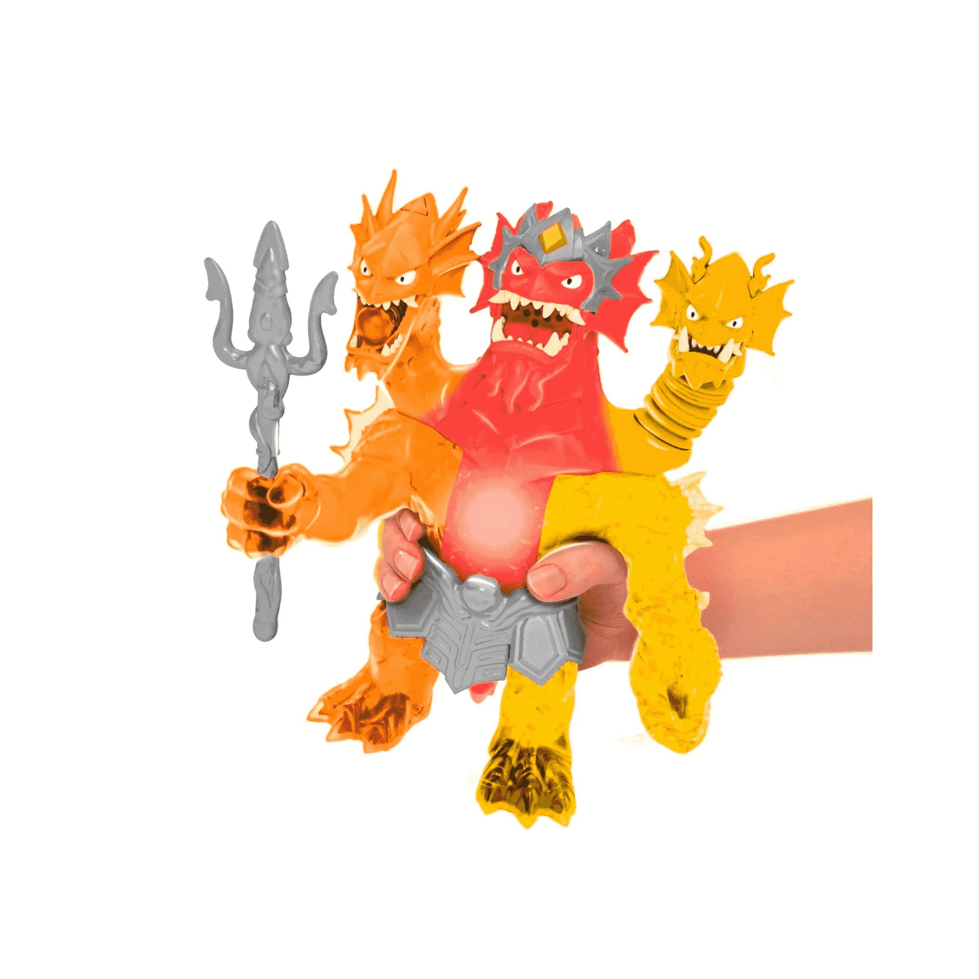 Goo Jit Zu King Hydra Lava Fury - Héroe Estirable - Image 7