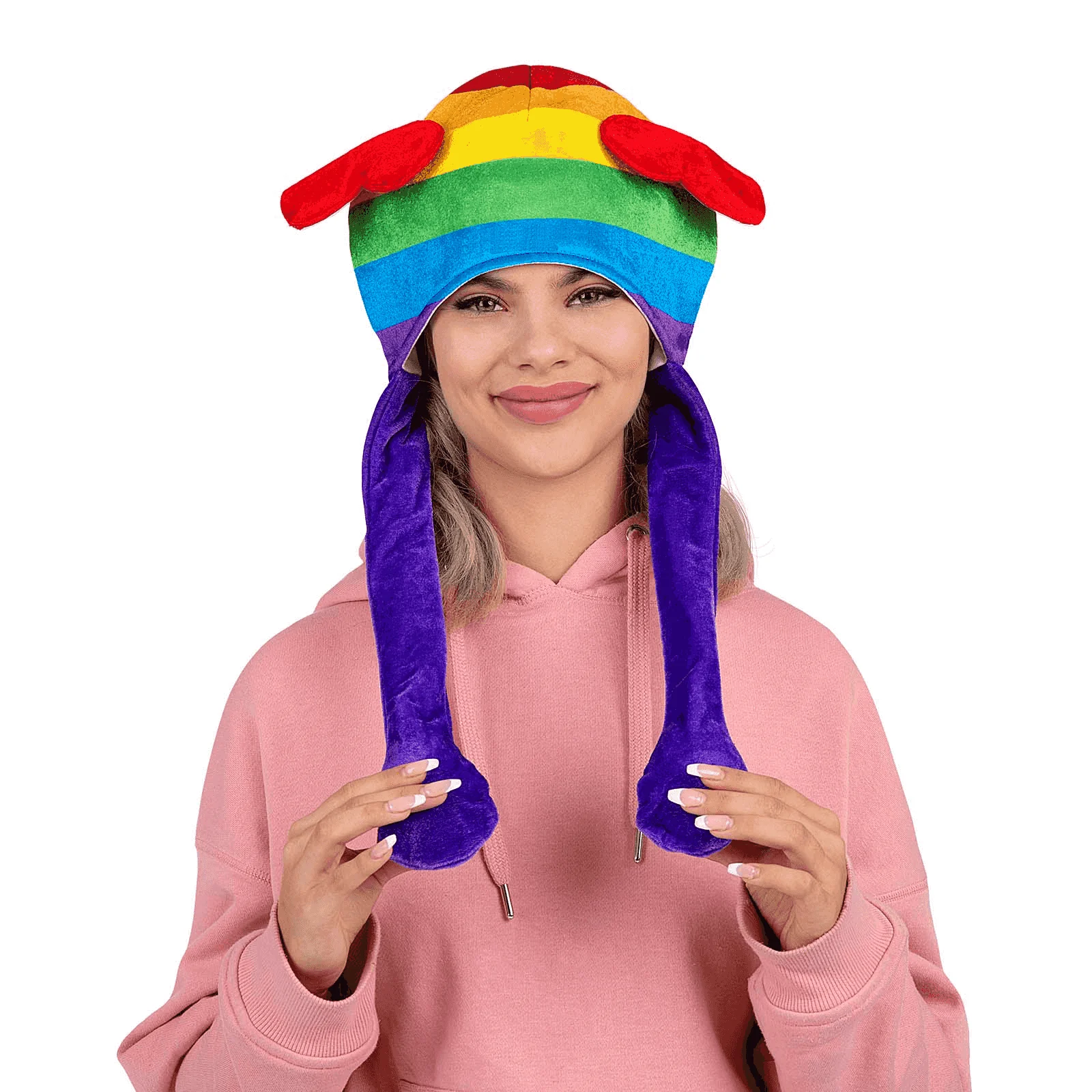 Gorro Arcoíris color multicolor para disfraz