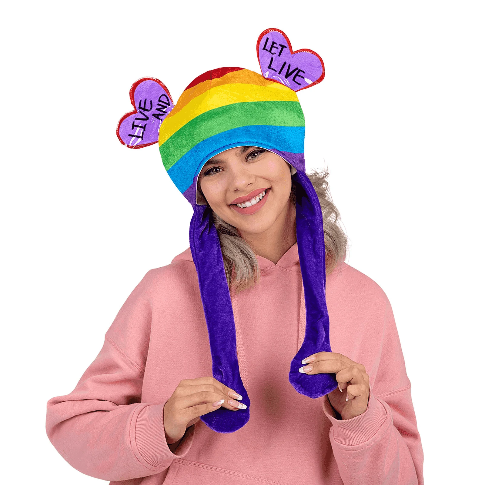 Gorro Arcoíris color multicolor para disfraz - Image 2