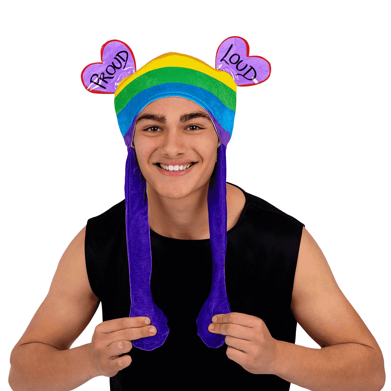 Gorro Arcoíris color multicolor para disfraz - Image 4