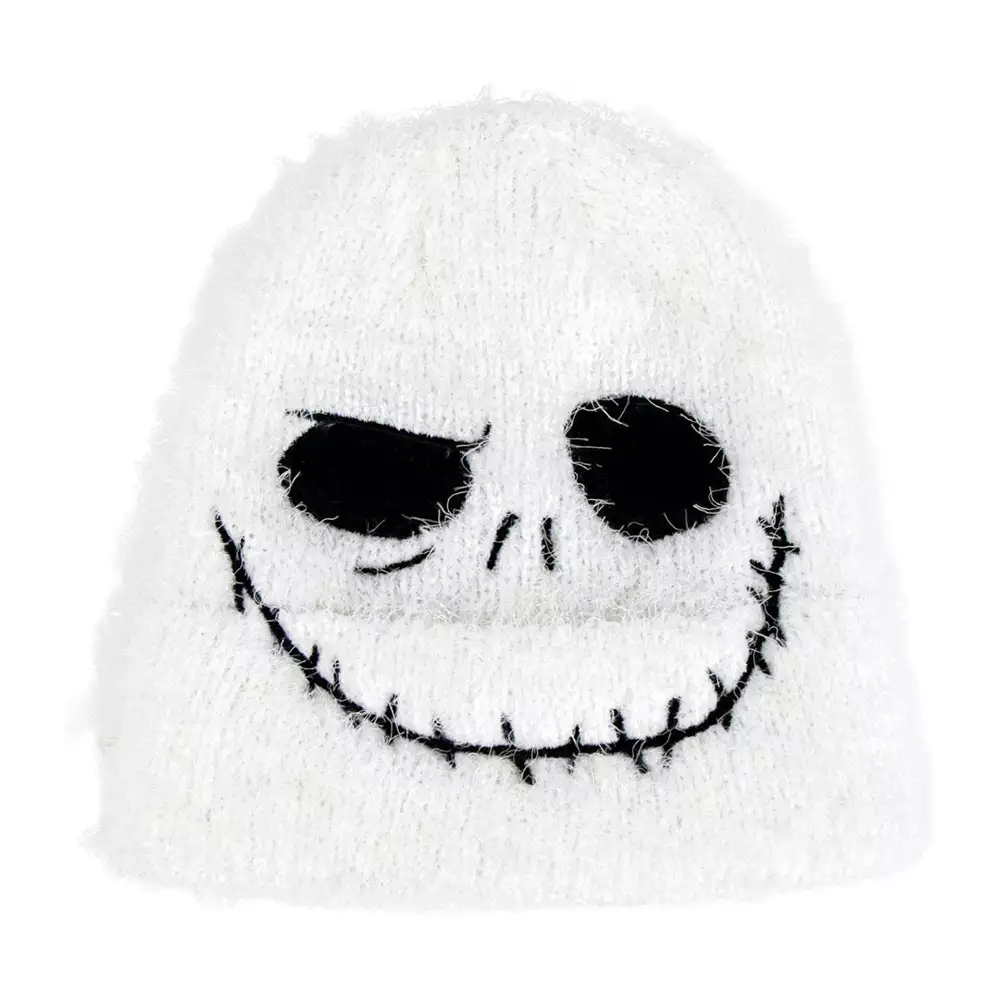 Gorro de punto The Nightmare Before Christmas – Jack Skellington Blanco