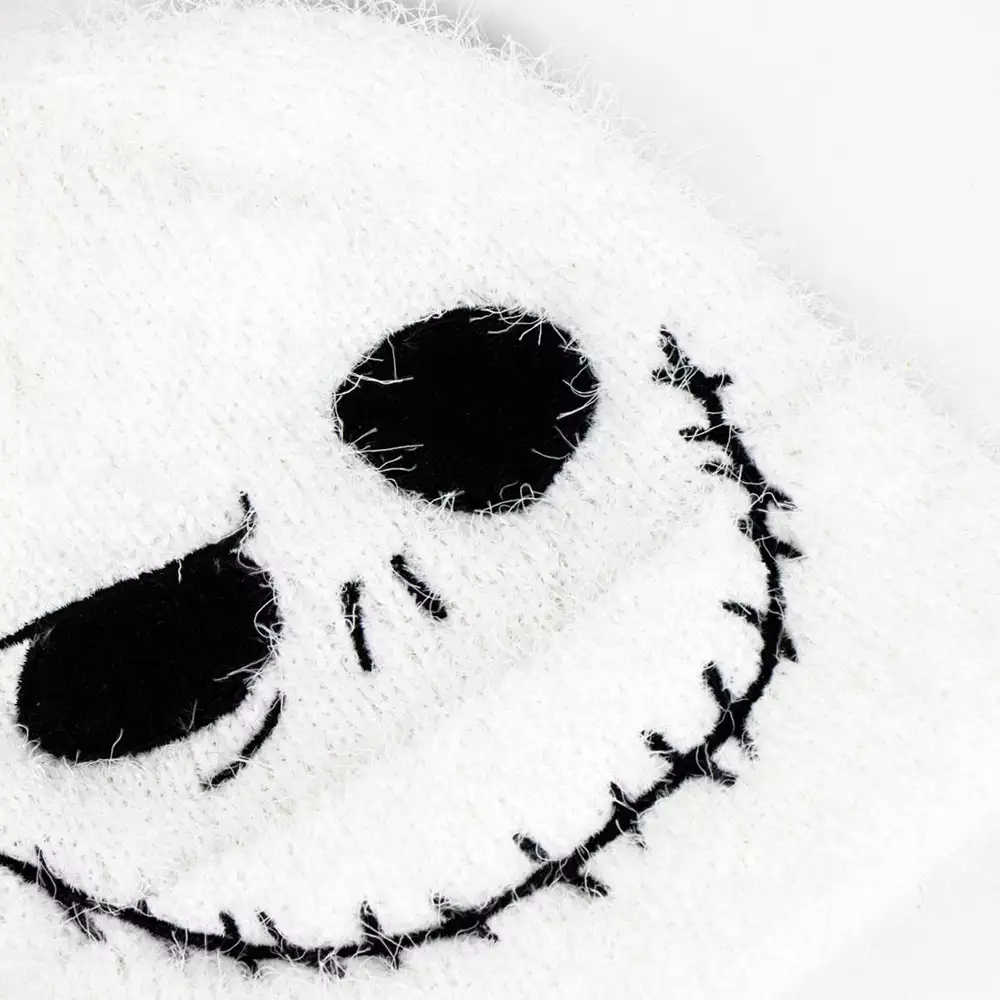 Gorro de punto The Nightmare Before Christmas – Jack Skellington Blanco - Image 2
