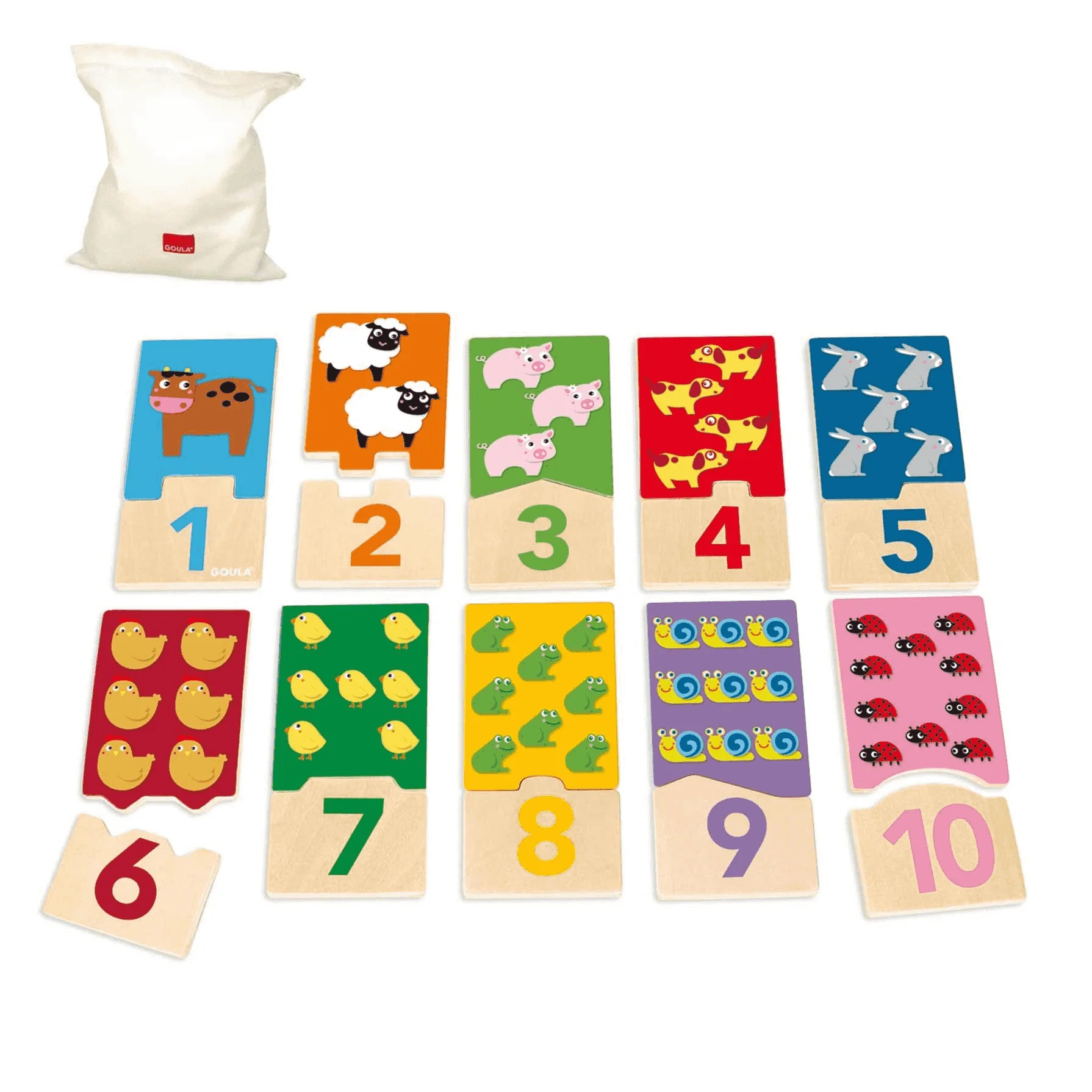 Goula Duo puzzle Aprende a Contar del 1 al 10 - Image 2