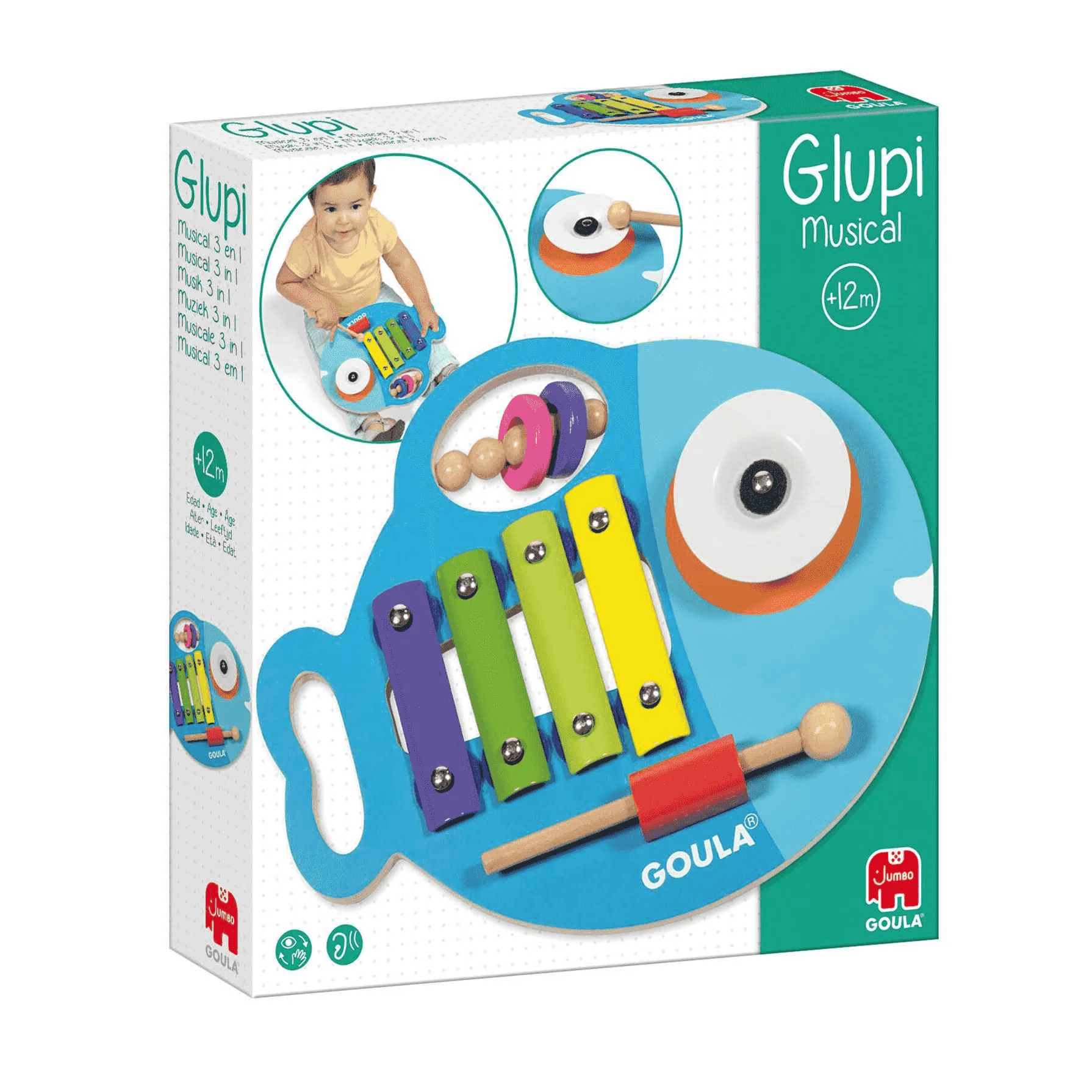 Goula Glupy Musical 3 en 1 | Juguete Musical