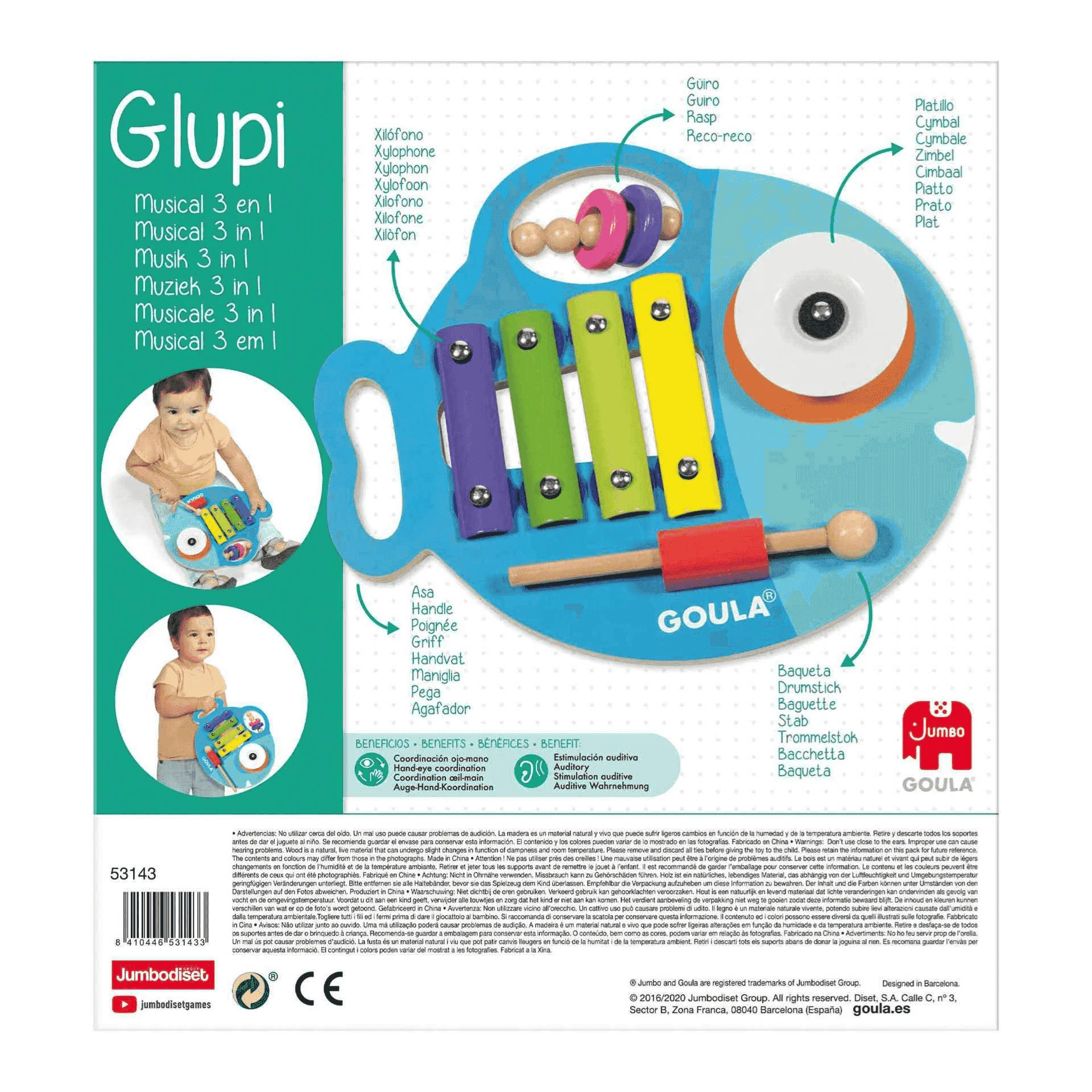 Goula Glupy Musical 3 en 1 | Juguete Musical - Image 3