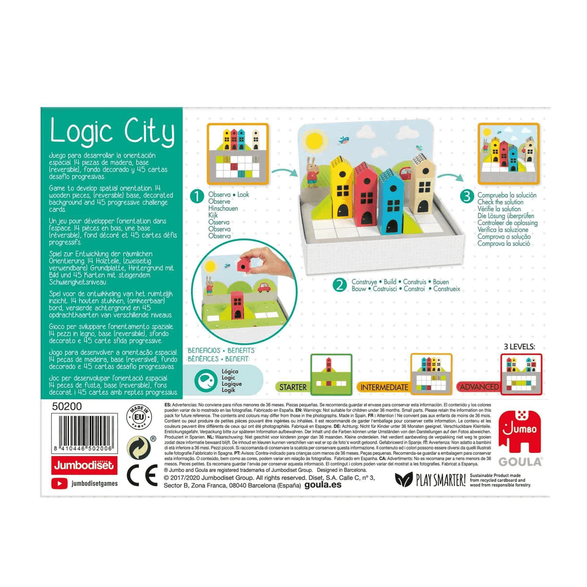 Goula Juego Preescolar Educativo Logic City - Image 3