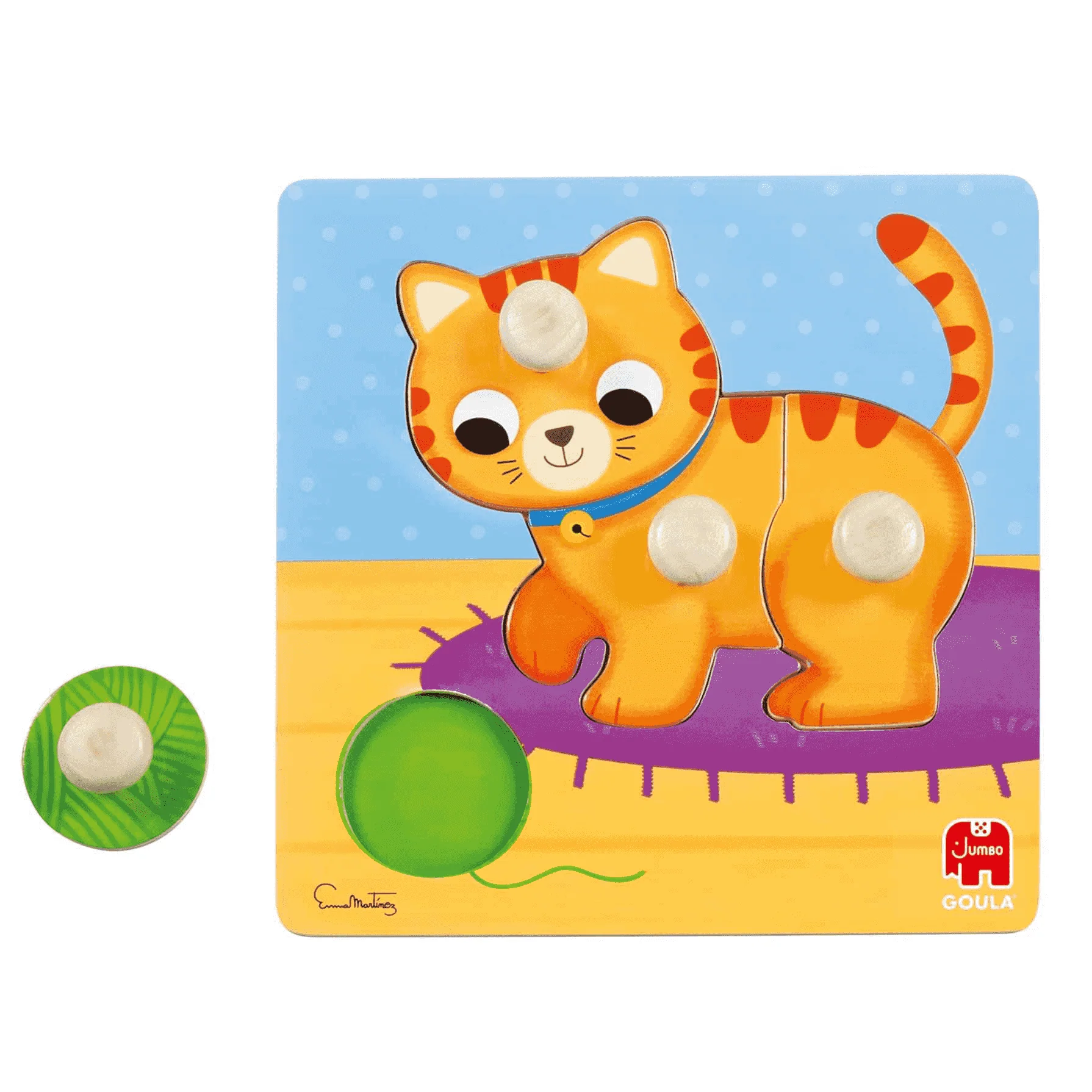 Goula Puzzle Madera Gato 4 Piezas - Image 2