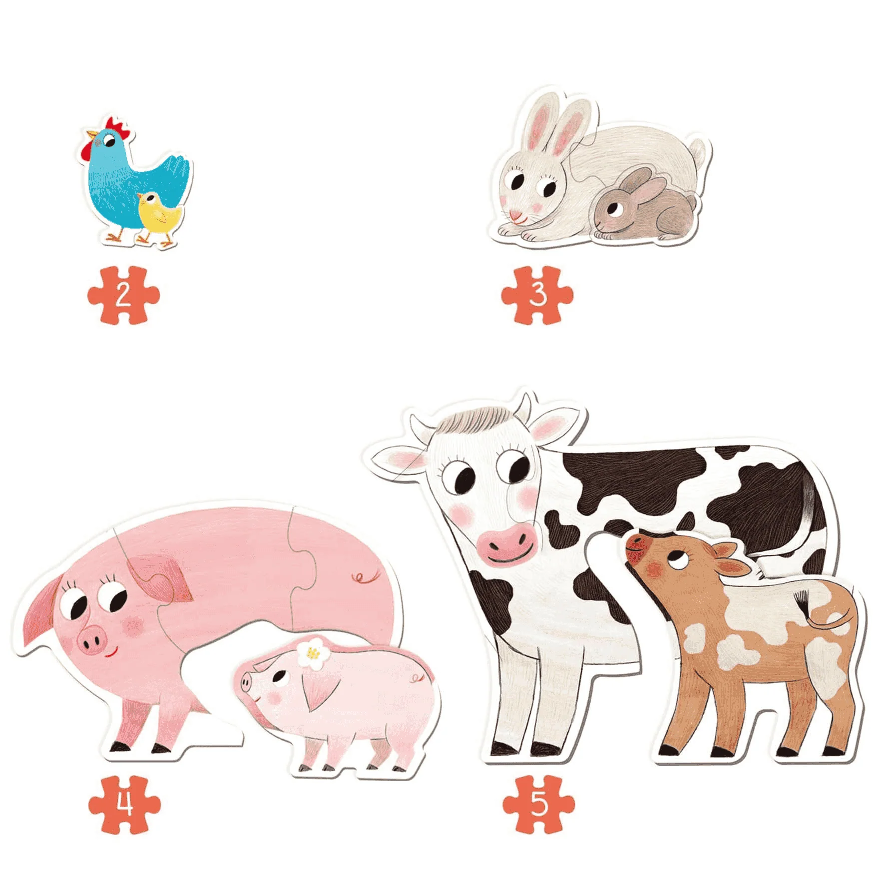 Goula Puzzle Progresivos XXL Mamas y Bebes Granja - Image 2