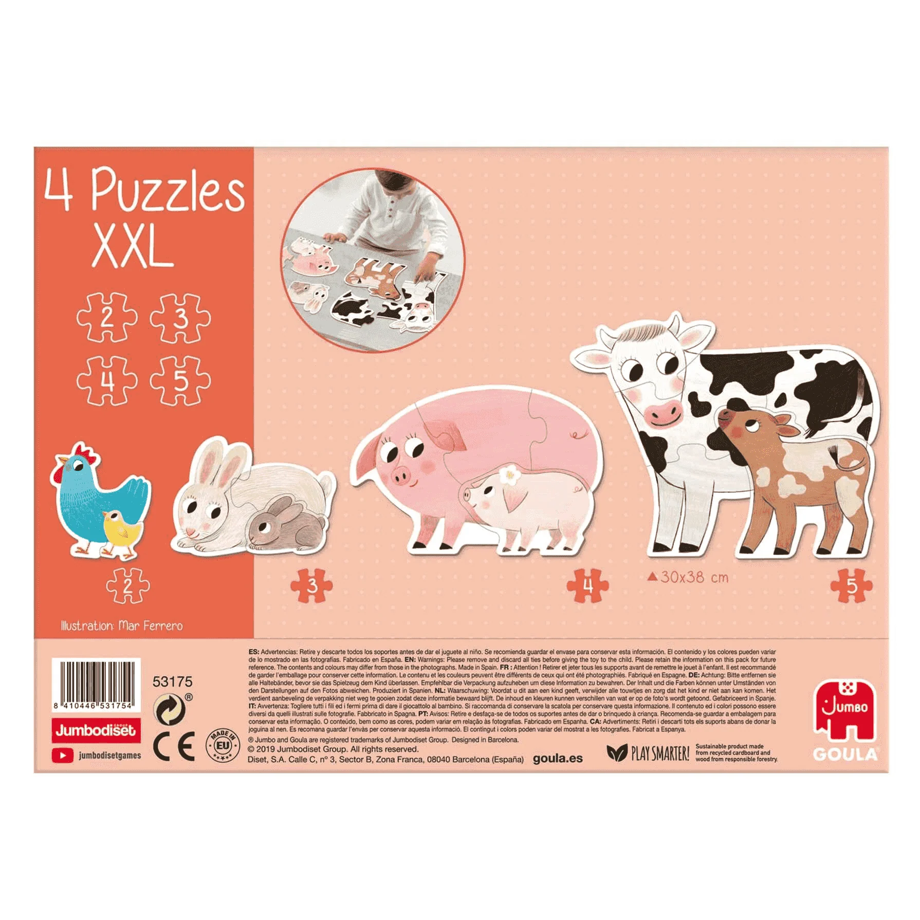 Goula Puzzle Progresivos XXL Mamas y Bebes Granja - Image 5