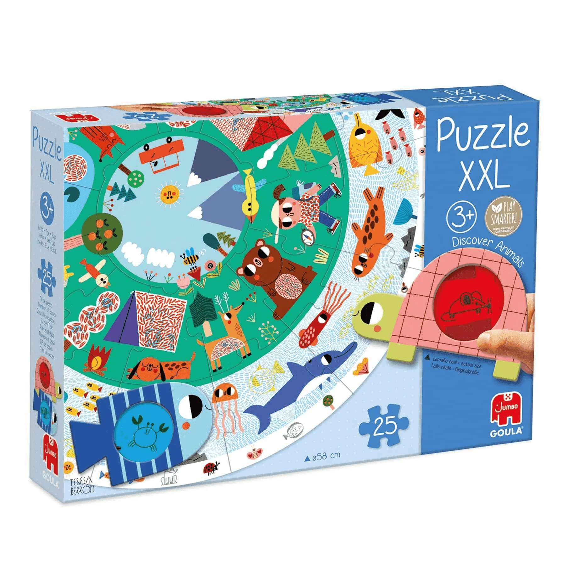 Goula Puzzle XXL Descubre Animales 25 Piezas