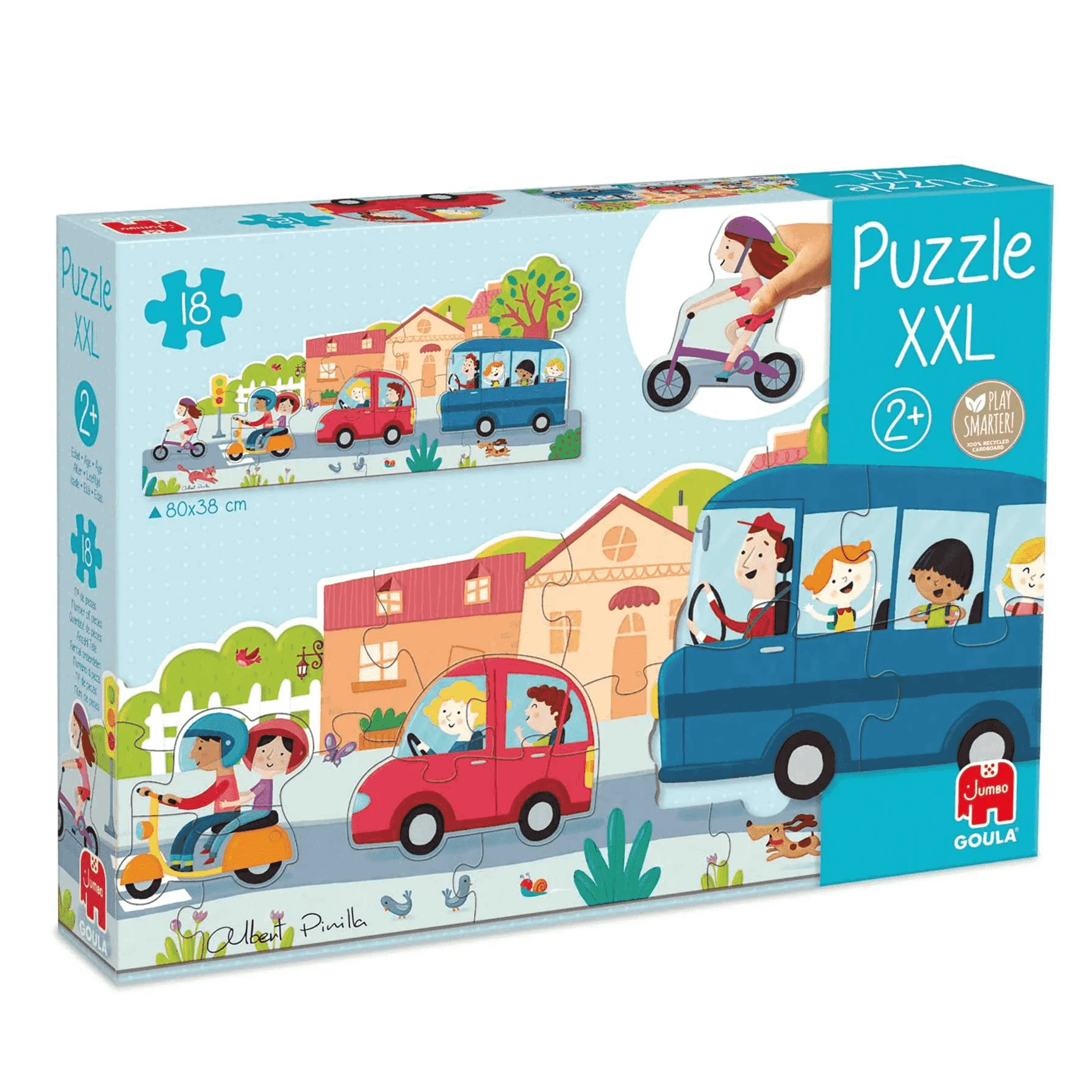 Goula Puzzle XXL Vehiculos 18 Piezas