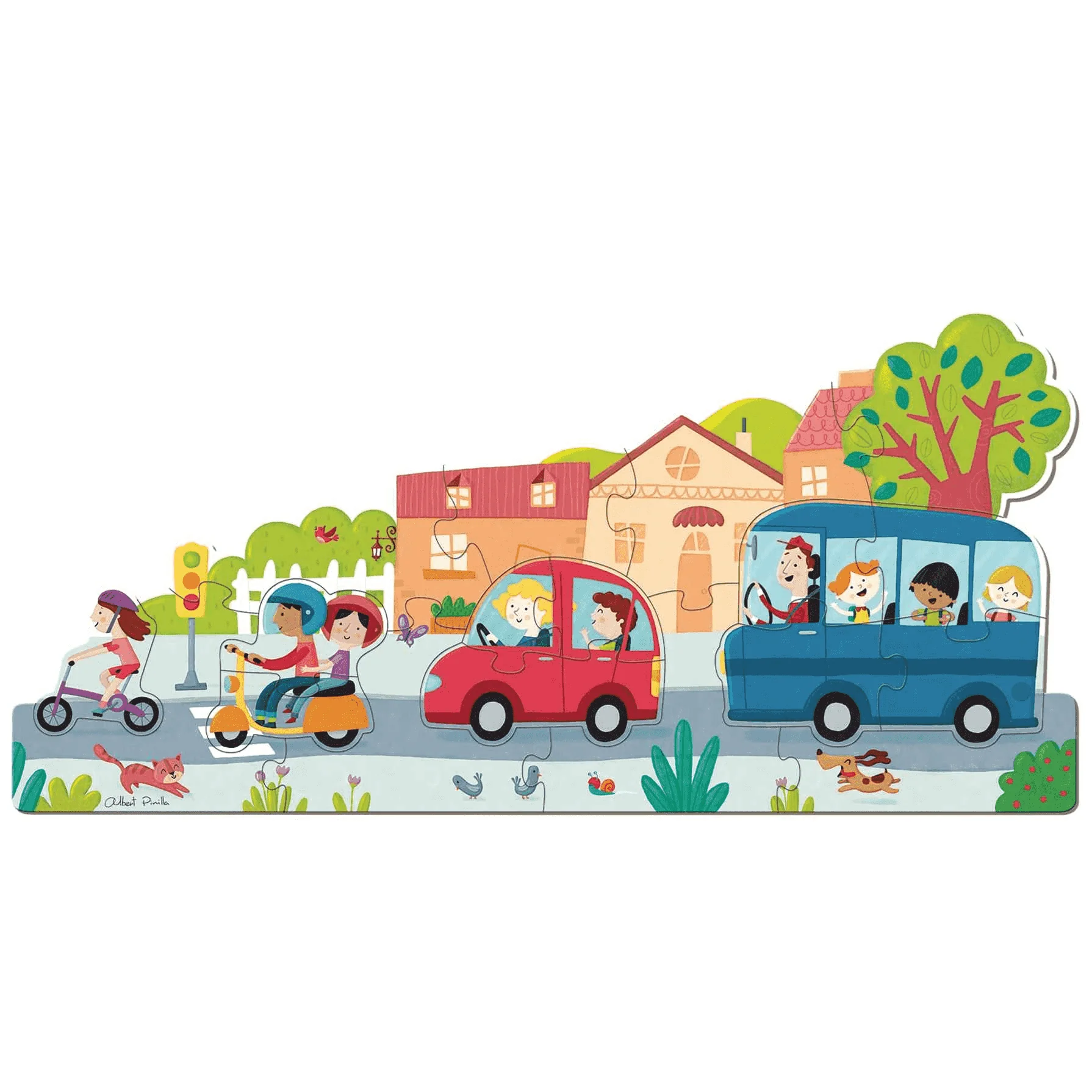 Goula Puzzle XXL Vehiculos 18 Piezas - Image 2